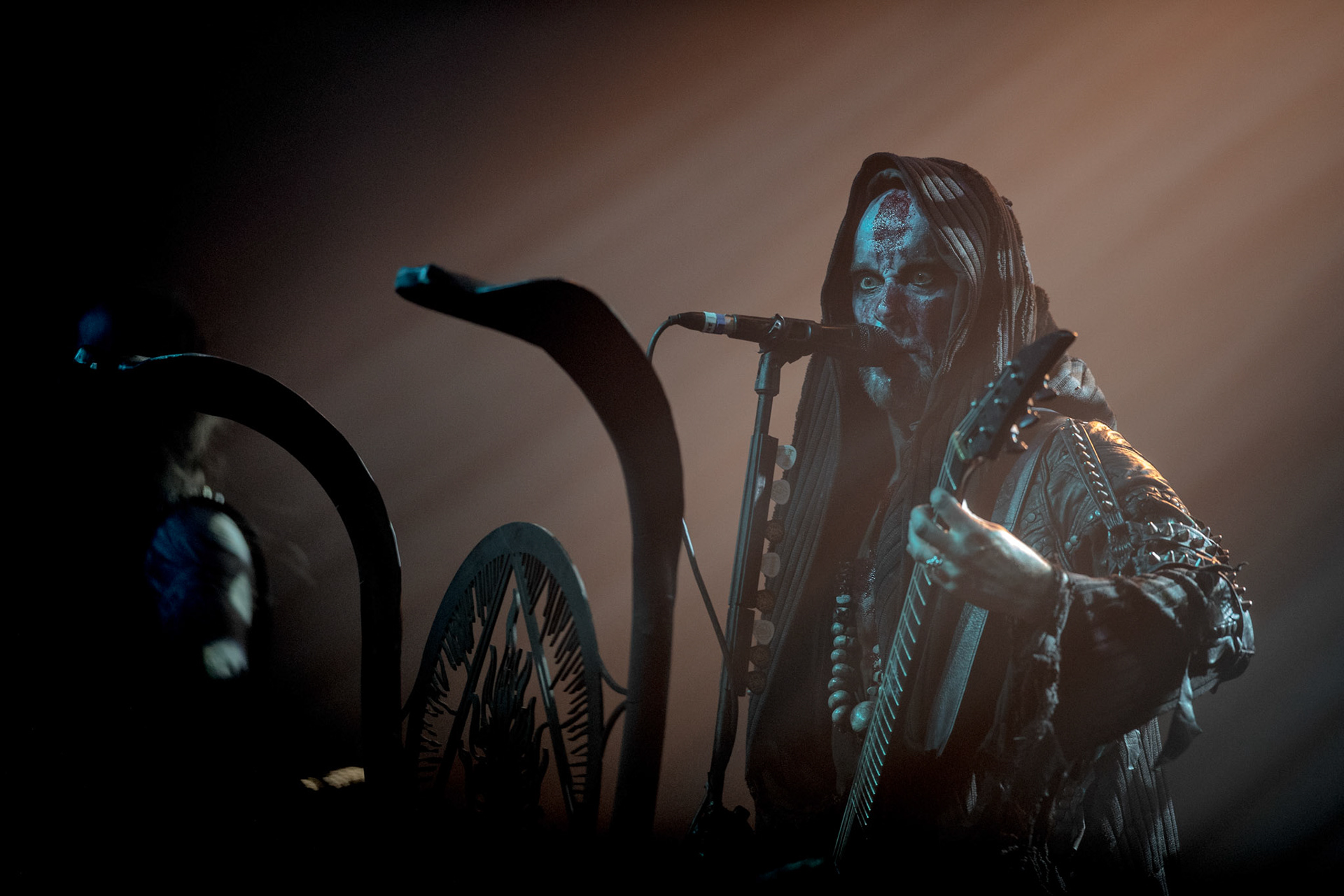 15.12.2017r. Behemoth koncert Merry Christless - Warszawa Progresja, Adam "Nergal" Darski – gitara, wokal prowadzący, 
Zbigniew "Inferno" Promiński – perkusja,
Tomasz "Orion" Wróblewski – gitara basowa, Patryk "Seth" Sztyber – gitara,  fot. Andrzej Wasilkiewicz/Reporter