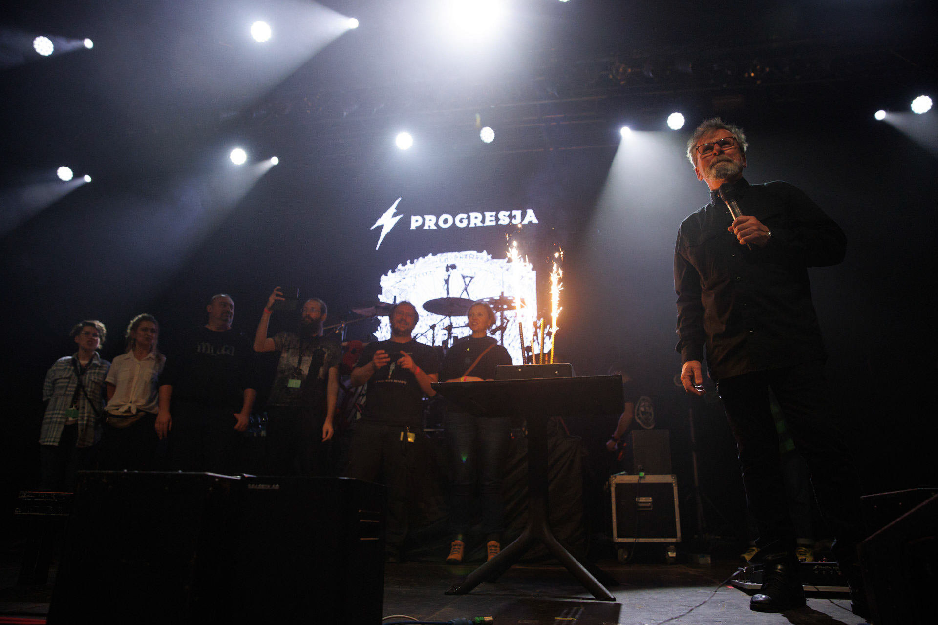 18.12.2021 Antysylwester Antyradia, 18 lat klubu Progresja,n/z Marek „Prezes” Laskowski, fot. Andrzej Wasilkiewicz/Reporter