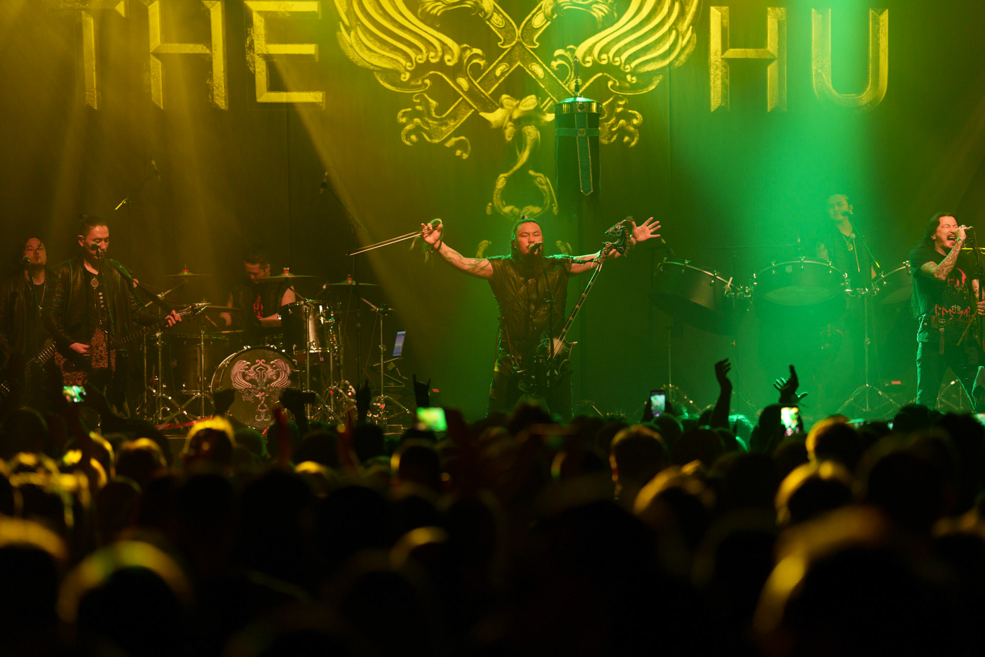 5.11.2022 The HU - koncert mongolskiej folk-metlowej grupy w warszawskiej Progresji.Produkcja Knock Out Productions,fot. Andrzej Wasilkiewicz/Reporter