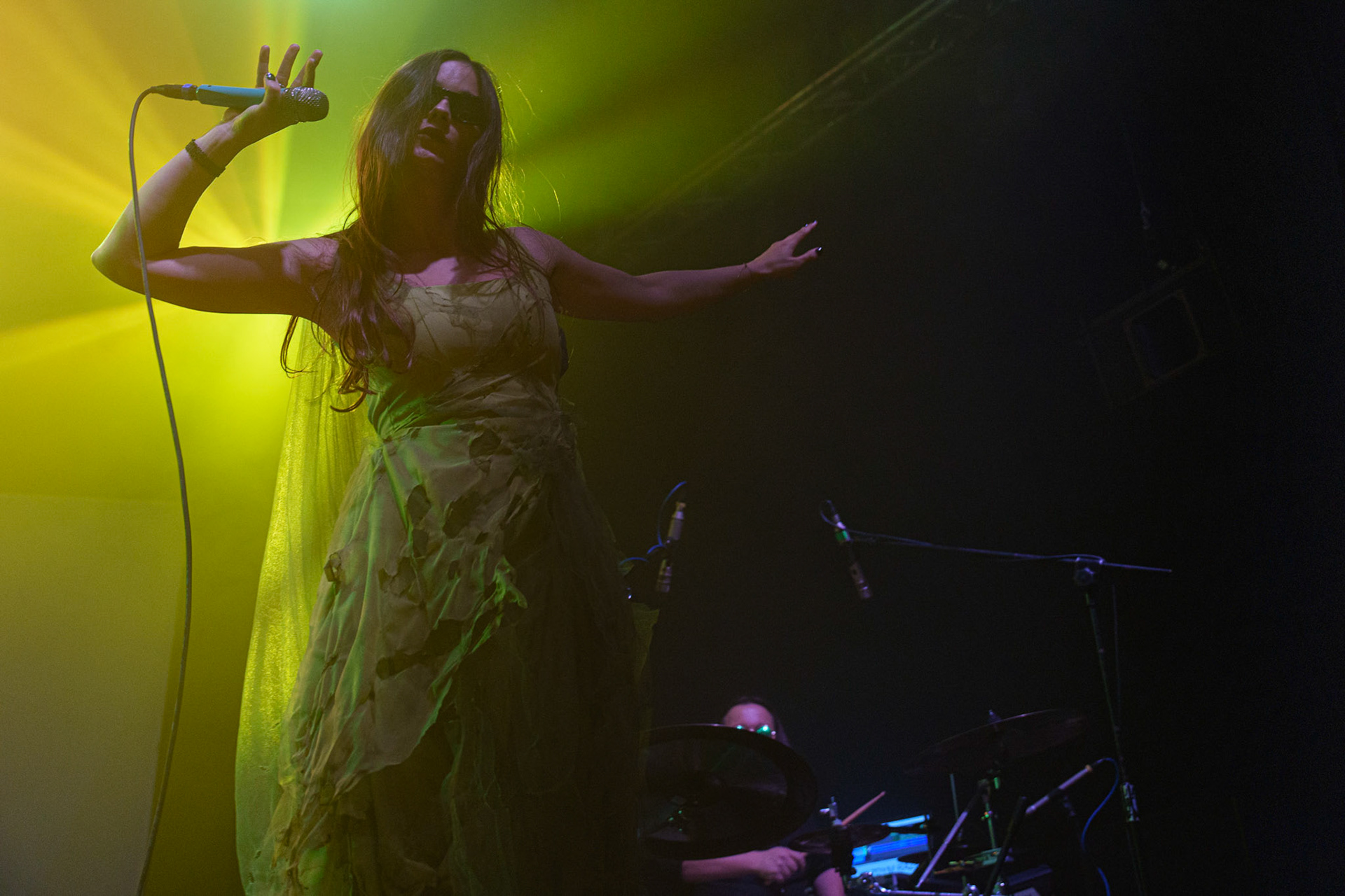 22.10.2021 Pola Rise - electronic music, Paulina Milosz, klub Progresja, Warszawa. fot. Andrzej Wasilkiewicz/Reporter