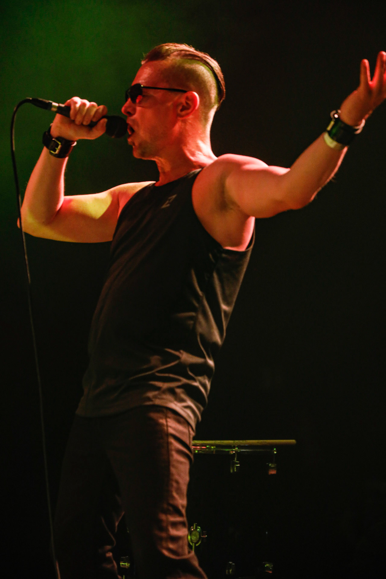 9.08.2022 TENSION CONTROL (Niemcy) - Oldschool EBM - Warszawski koncert w Progresji.  WiniaryBookings,fot. Andrzej Wasilkiewicz/kaziq.com