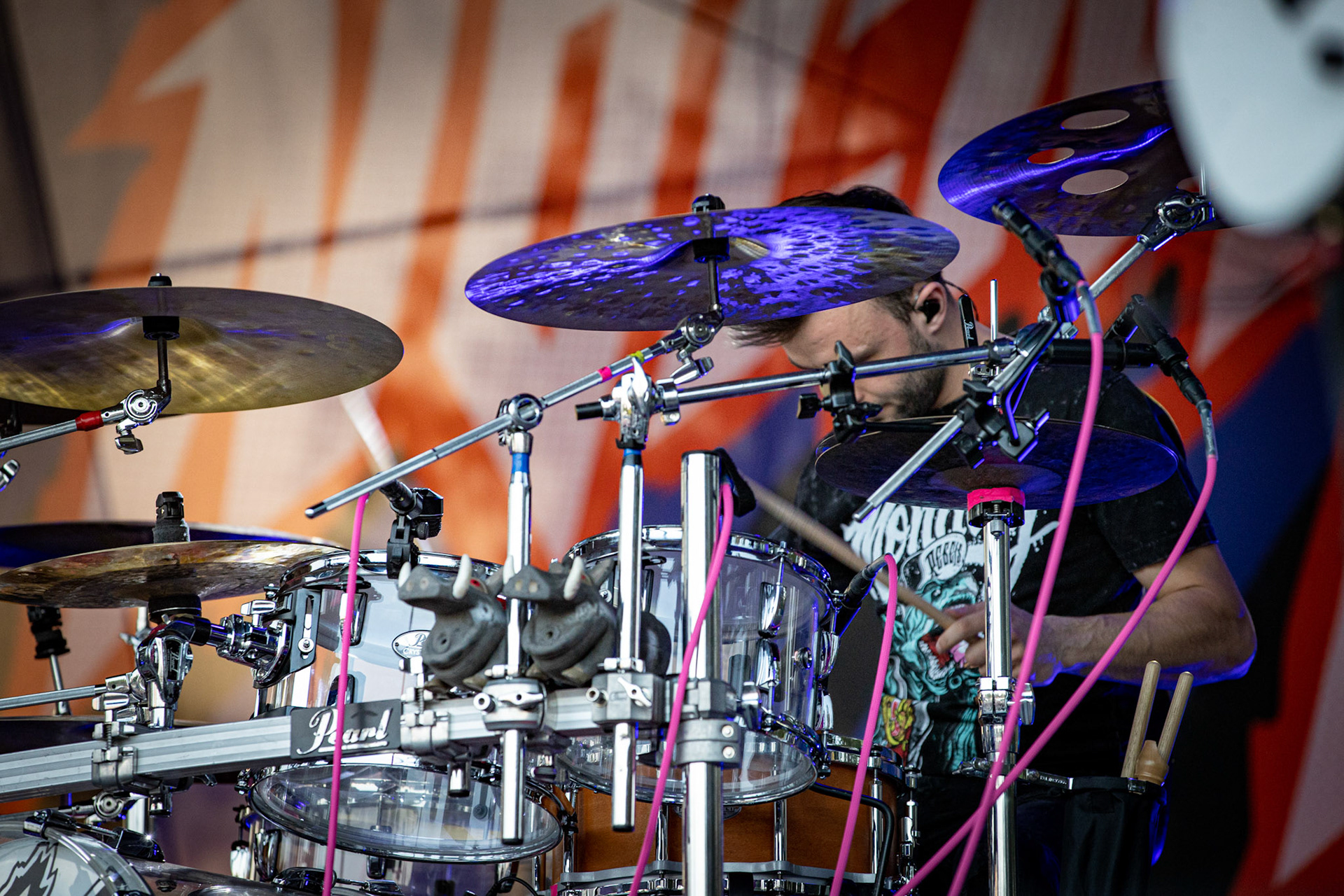 Nocny KochanekNocny Kochanek - koncert Warszawa Progresja,Gramy Do Woli, Zdrajcy Metalu, klasyczny heavy metal, alter ego Night Mistress.n/z Artur Zurek – perkusja,Fot. Andrzej Wasilkiewicz/Reporter