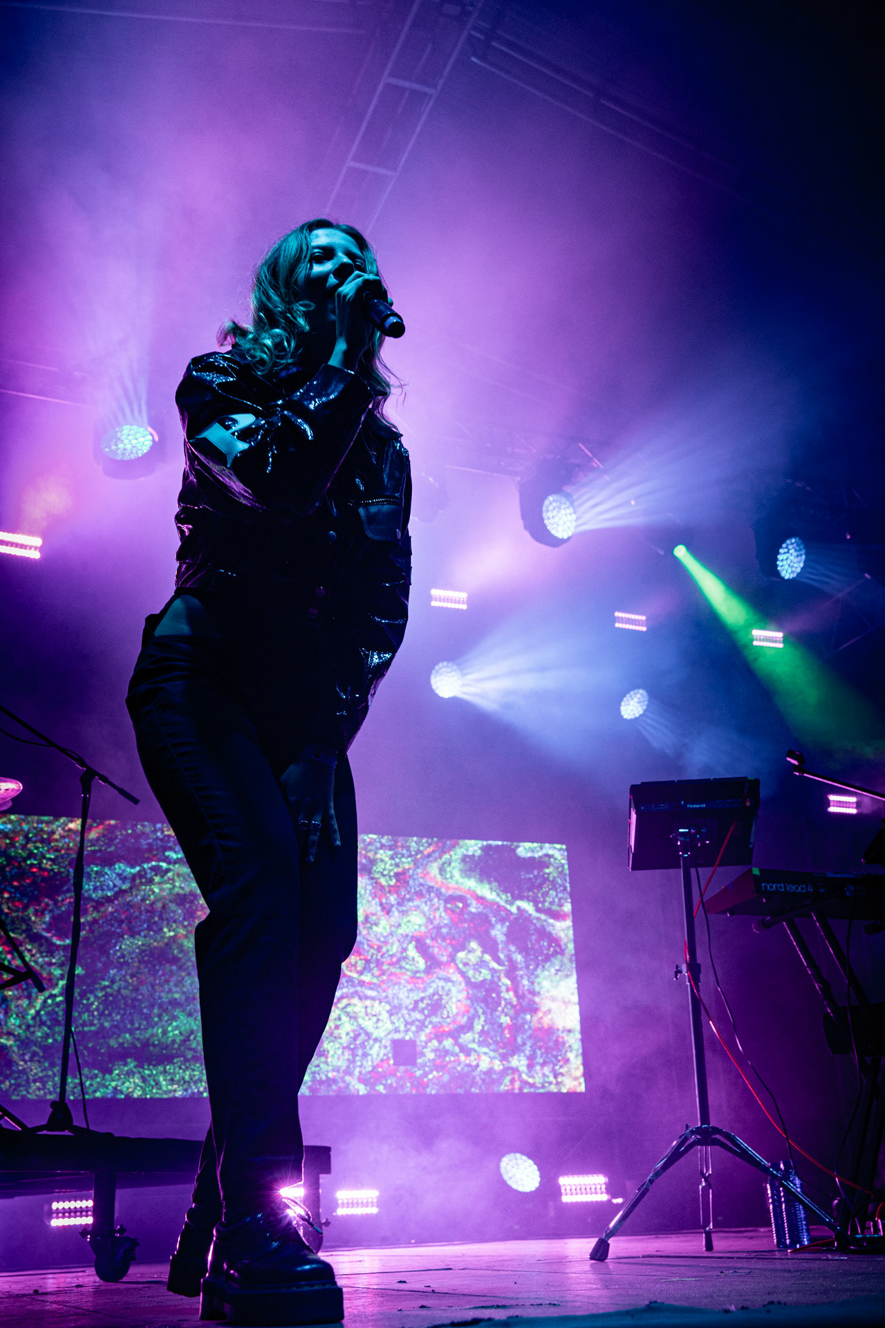 25.09.2021 The Dumplings - koncert Warszawa Progresjan/z Justyna Swies wokal, instrumenty klawiszowe,fot. Andrzej Wasilkiewicz/REPORTER