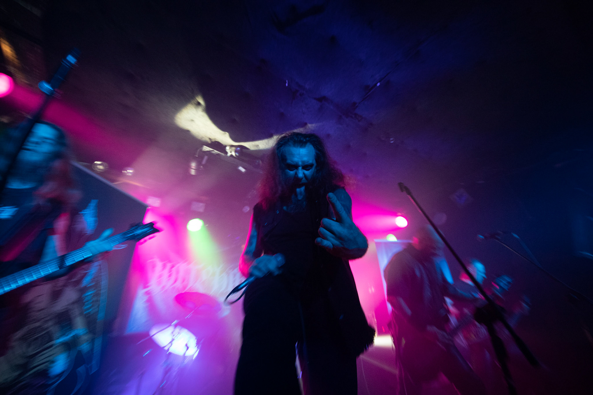 14.01.2019r. Witchmaster,  trasa XX years of Violence & Blasphemy klub VooDoo  Warszawa.  fot. Andrzej Wasilkiewicz/Reporter