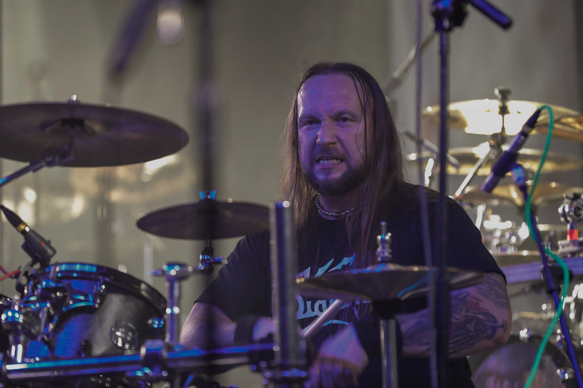 30.11.2018 Knock Out Tour 2018 - Warszawa Progresja -VIRGIN SNATCH  thrash metal, death metal,
Łukasz "Zielony" Zieliński wokal,
Grzegorz "Grysik" Bryła  gitara, 
Paweł Pasek  gitara, 
Piotr "Anioł" Wącisz  gitara basowa, 
Jacek Nowak perkusja,  fot. Andrzej Wasilkiewicz/Reporter