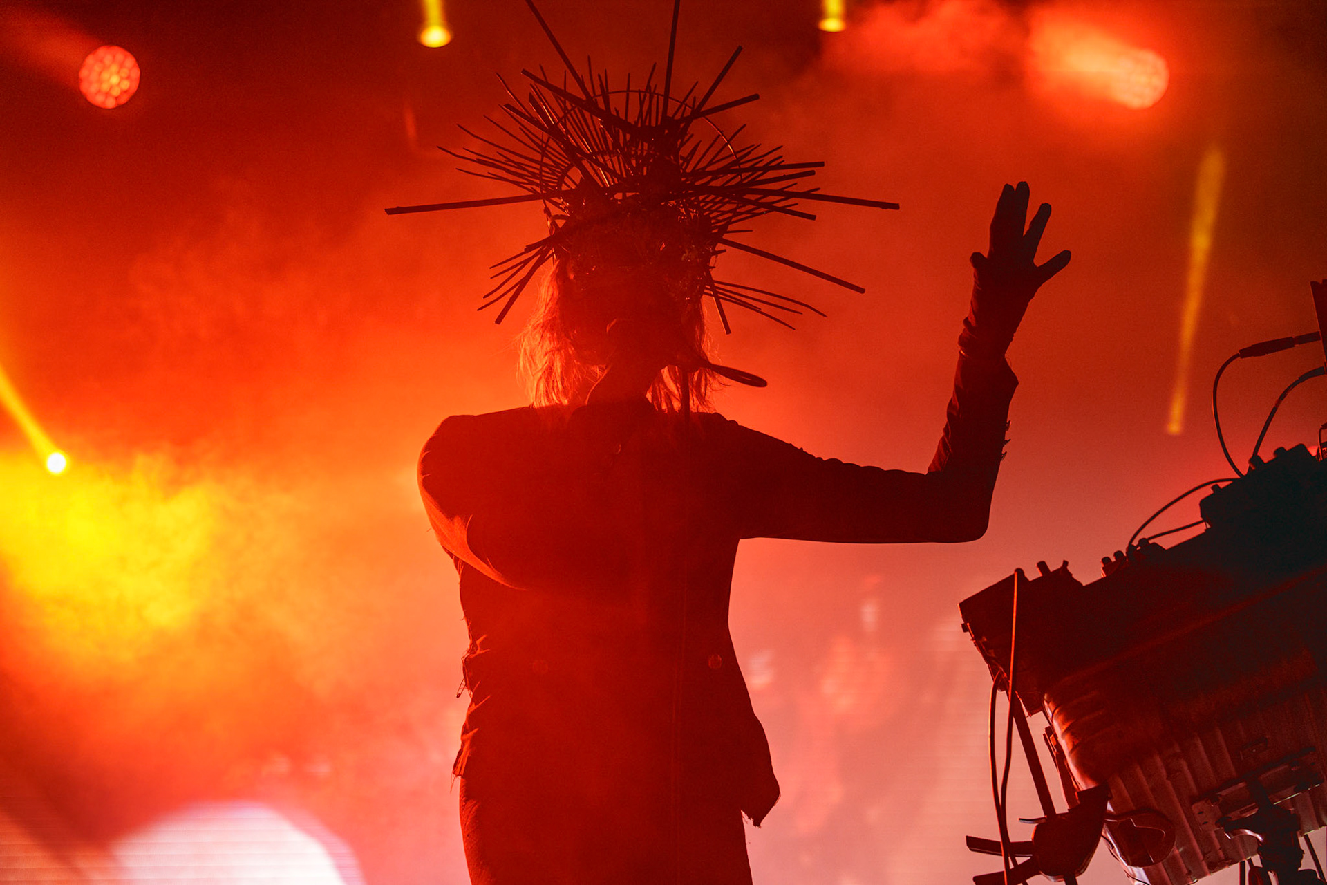 22.10.2021 Chris Corner - jako IAMX, klub Progresja, Warszawa. fot. Andrzej Wasilkiewicz/Reporter