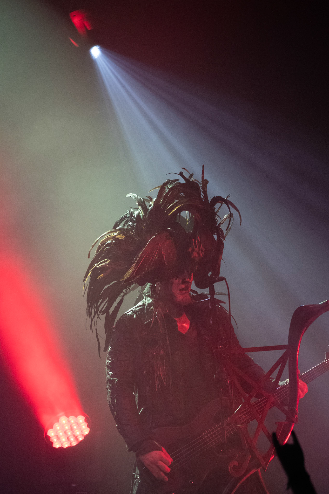 14.12.2018r. Behemoth koncert Merry Christless - Warszawa Progresja, Adam "Nergal" Darski – gitara, wokal prowadzący, 
Zbigniew "Inferno" Promiński – perkusja,
Tomasz "Orion" Wróblewski – gitara basowa, Patryk "Seth" Sztyber – gitara,  fot. Andrzej Wasilkiewicz/Reporter