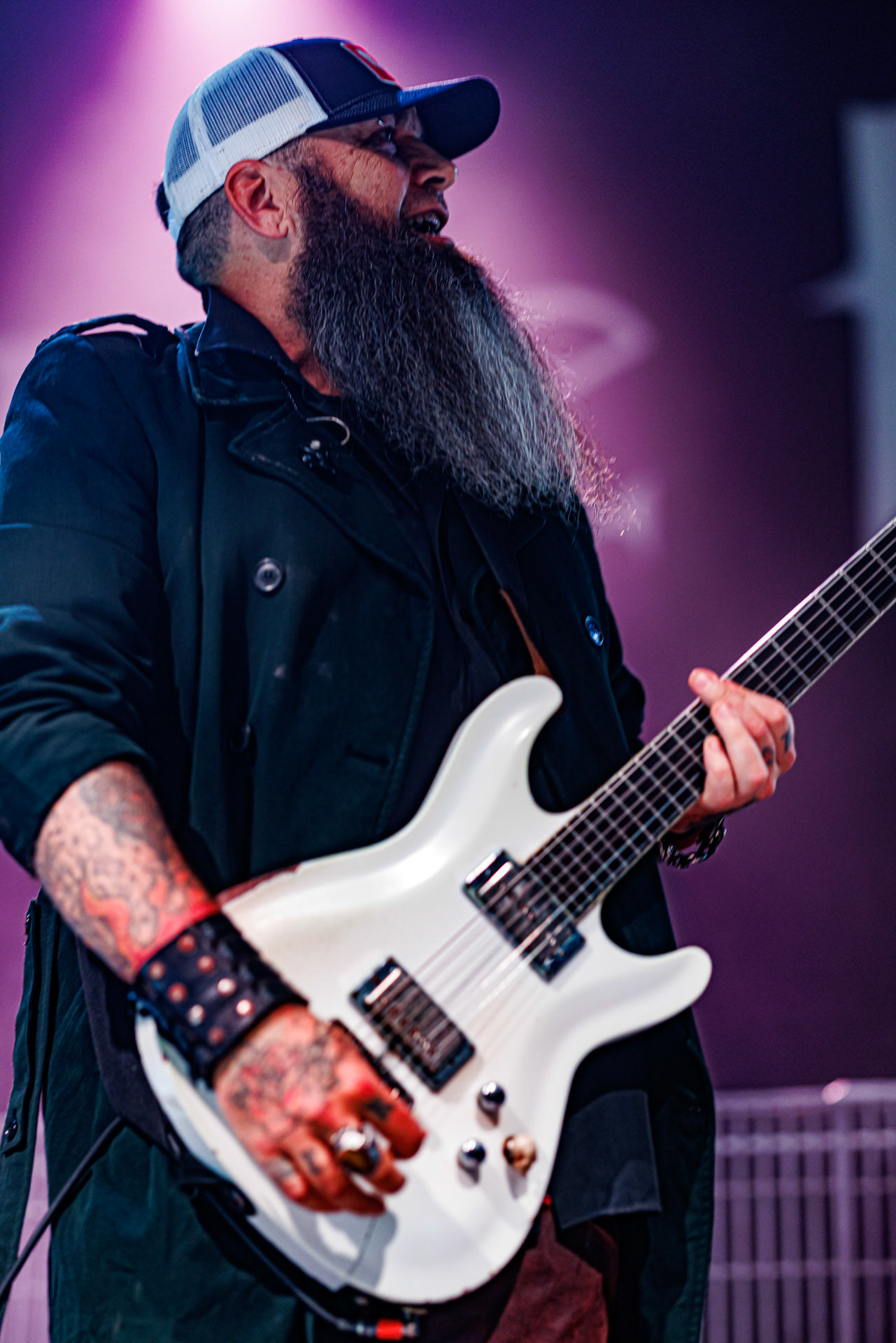 7.10.2022 Warszawski koncert Three Days Grace w klubie Progresja.Kanadyjczycy promuja nowy album EXPLOSIONS.n/z Barry Stock – gitara, n/z Brad Walst – gitara basowa, n/z Neil Sanderson – perkusja, instrumenty klawiszowe, n/z Matt Walst – wokal,Produkcja Knock Out Productions, Fot. Andrzej Wasilkiewicz/Reporter