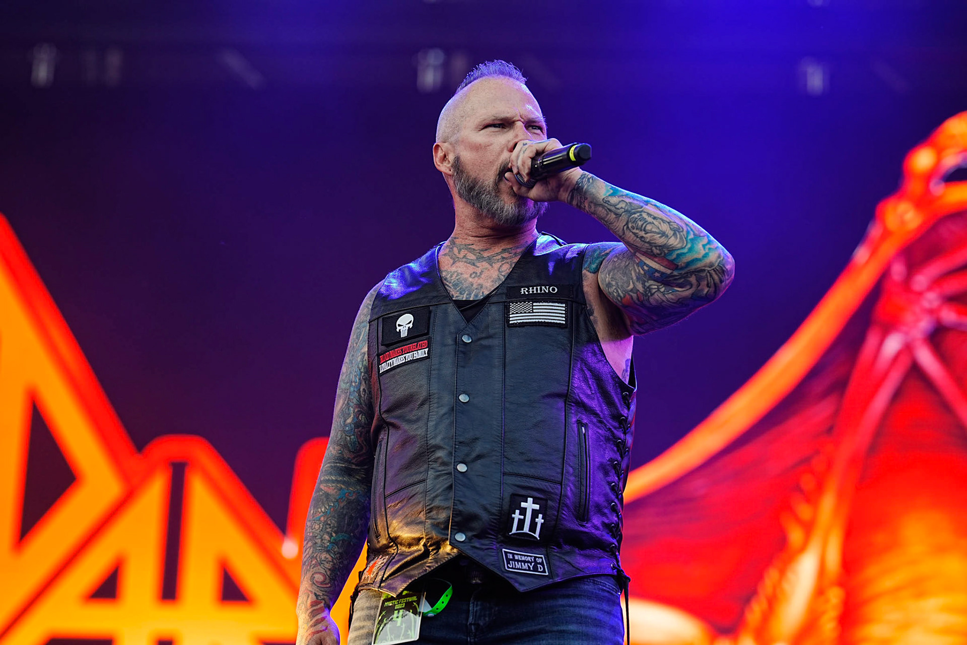 10.06.2023 Dark Angel trzeci dzien festiwaluMystic Festival 2023, Stocznia Gdanska fot. Andrzej Wasilkiewicz/Reporter