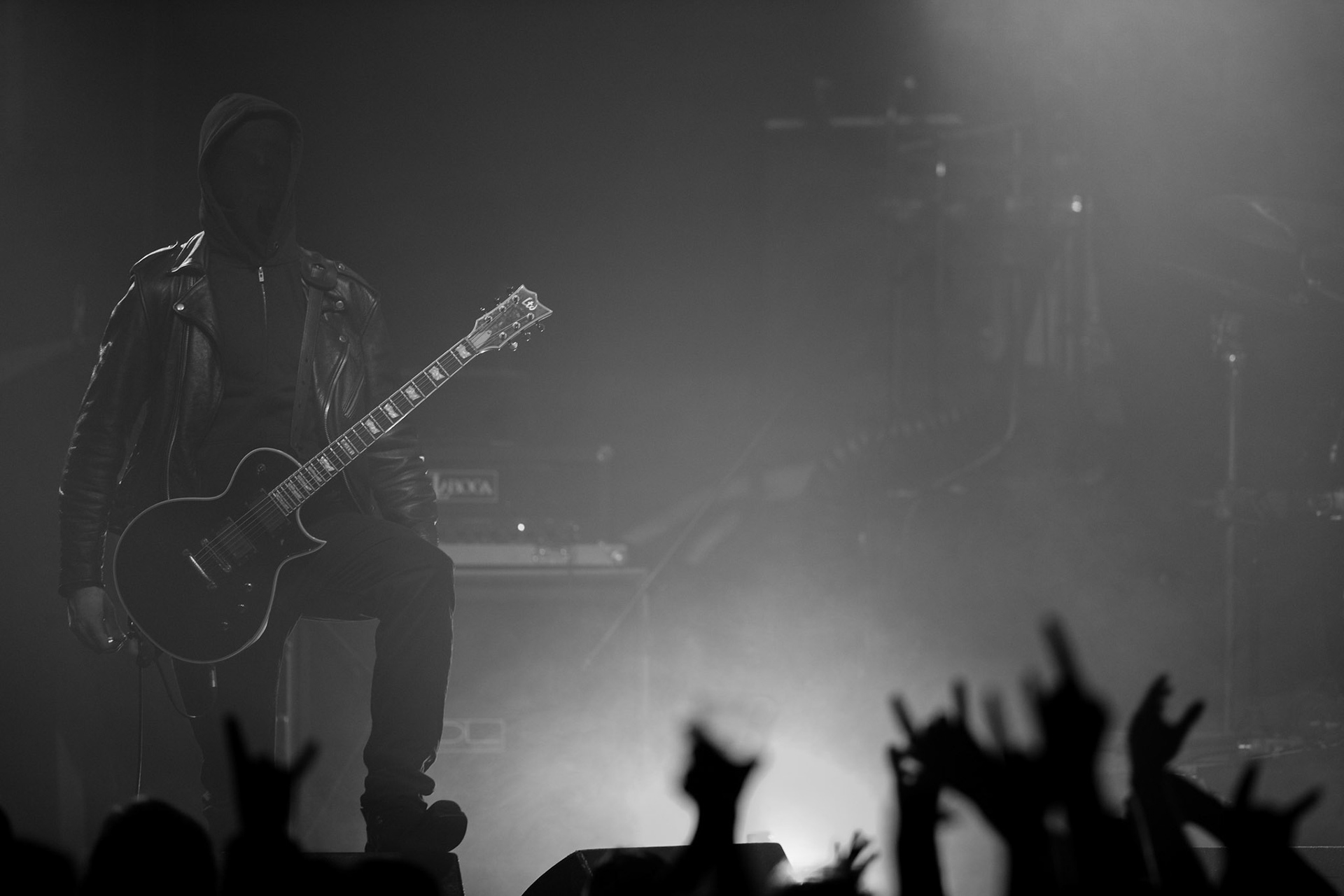 15.12.2017r. Mgła koncert Merry Christless - Warszawa Progresja, Mikołaj M. Żentara - gitara, gitara basowa wokal,
Maciej Darkside Kowalski perkusja,
   fot. Andrzej Wasilkiewicz/Reporter