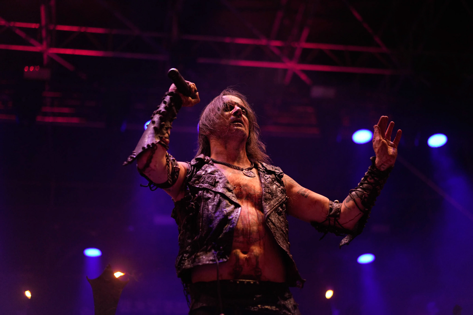 9.06.2023 Watain dzien drugi festiwaluMystic Festival 2023, Stocznia Gdanska fot. Andrzej Wasilkiewicz/Reporter