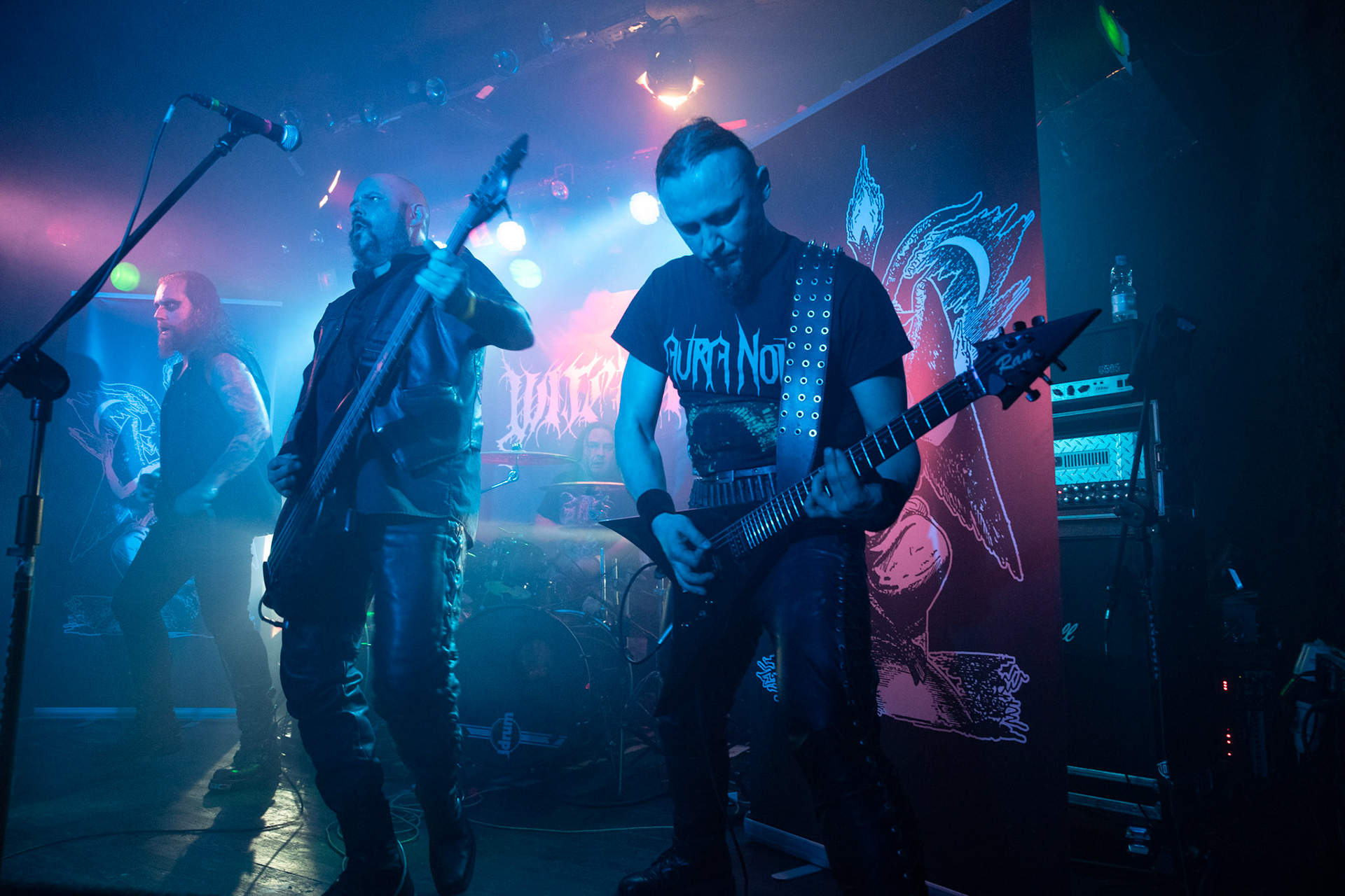 14.01.2019r. Witchmaster,  trasa XX years of Violence & Blasphemy klub VooDoo  Warszawa.  fot. Andrzej Wasilkiewicz/Reporter