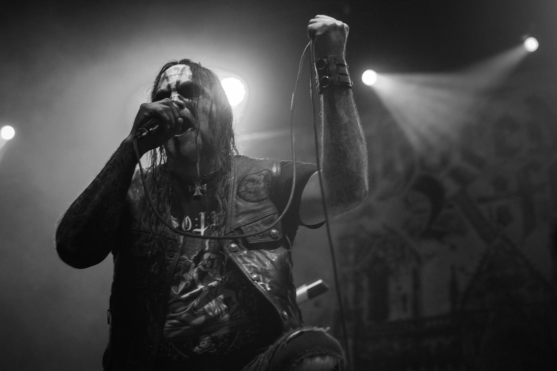 WHOREDOM RIFE - Norwegia - black metal,
koncert w Warszawskiej Progresji w ramach trasy Ecclesia Diabolica Baltica.
fot. Andrzej Wasilkiewicz/Reporter