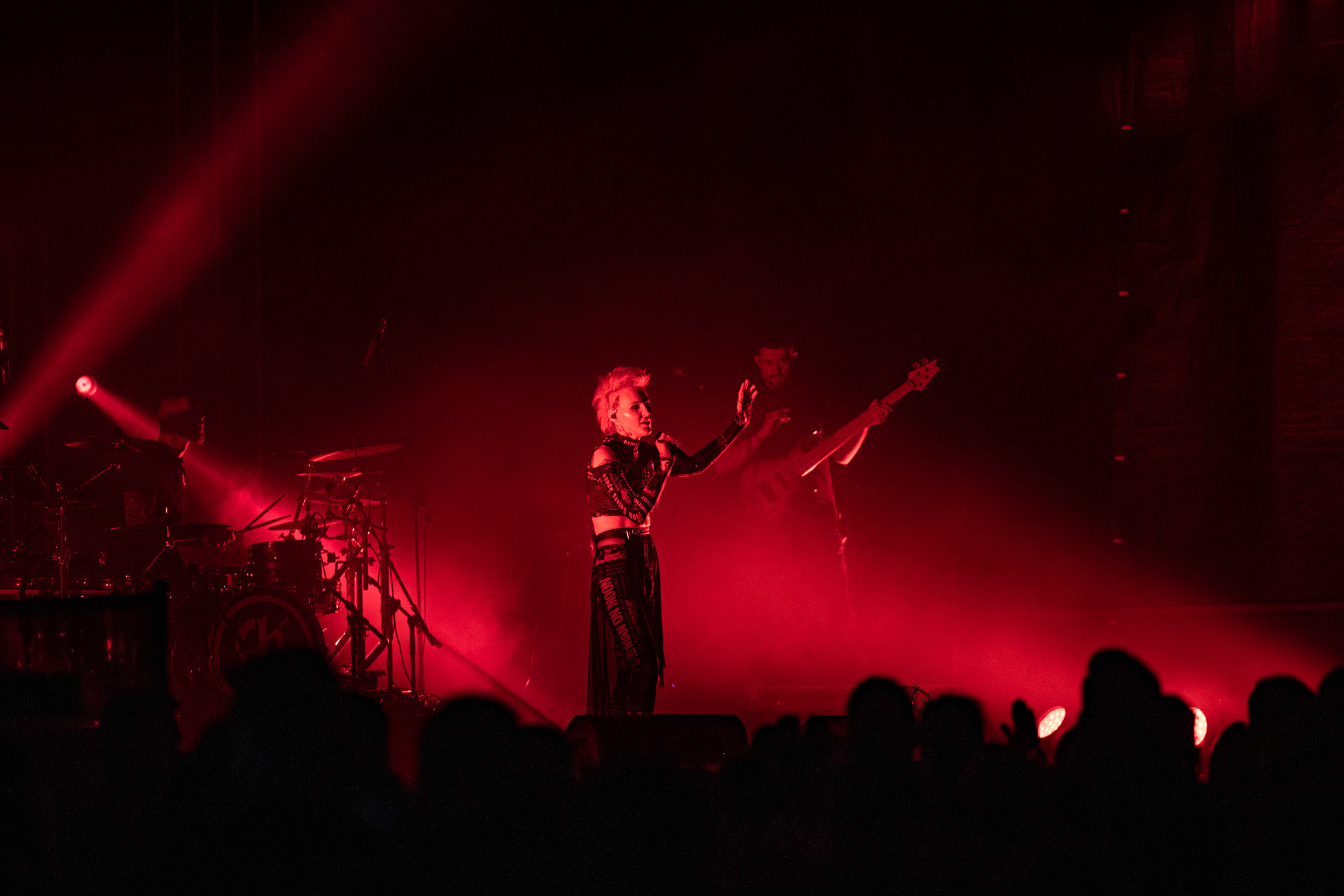 30.07.2021 Agnieszka Chylinska - koncert 25 lat na scenie! Warto bylo szalec. Warszawa Gramy do Woli Progresja.n/z Agnieszka Chylinska – wokal n/z Bartek Krolik – gitara basowa, klawisze,n/z Marek Piotrowski – instrumenty klawiszowe, n/z Maciej Maka – gitara,n/z Bartlomiej Szopix Czerniachowski - perkusja.Pop, pop-rock, hardrock, heavy metal,Fot. Andrzej Wasilkiewicz/Reporter