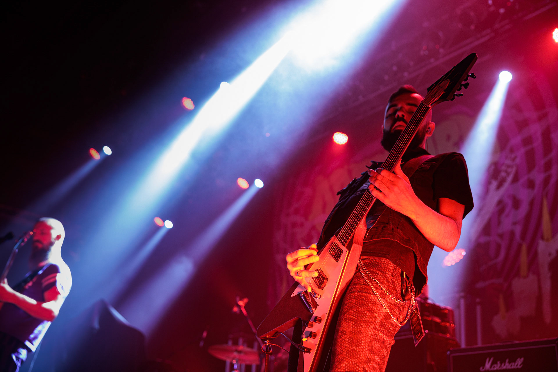 Dopelord - na warszawskim koncercie Vader w Progresji, down-tempo, stoner, metal, n/z Pawel Mioduchowski - gitara, wokal,n/z Grzegorz Pawłowski - gitara prowadząca,n/z Piotr Zin - gitara basowa, wokal,n/z Tomasz Walczak - perkusja,Left Hand Sounds, Knock Out Productions, Massive Music,fot. Andrzej Wasilkiewicz/Reporter