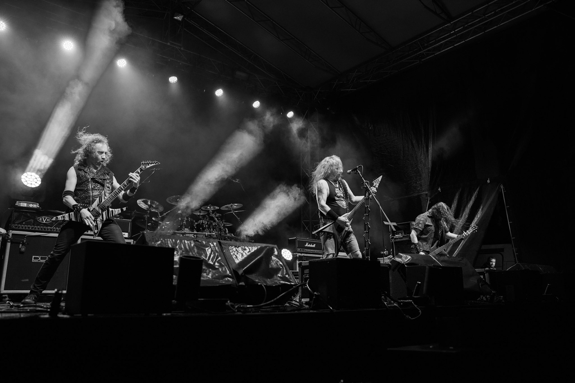 Vader - Death Metal - koncert w ramach Blitzkrieg MMXX warszawskia Progresja, Peter: Guitar + VocalsPajak: GuitarHal: BassJames: Drumsfot. Andrzej kaziq Wasilkiewicz/Reporter