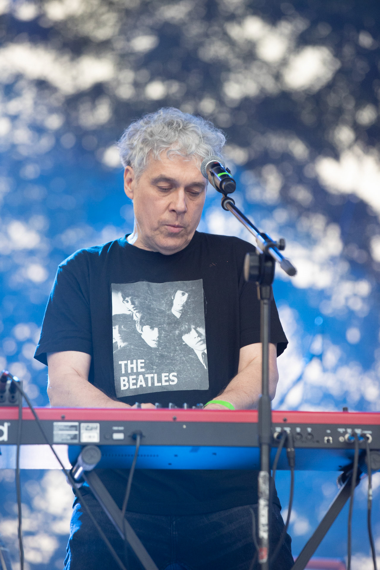 Elektryczne Gitary - koncert Zacieralia w warszawskiej Progresji.Gramy Do Woli - Warszawa, Progresja.n/z Piotr Łojek – instrumenty klawiszowe, gitary,Fot. Andrzej Wasilkiewicz/Reporter