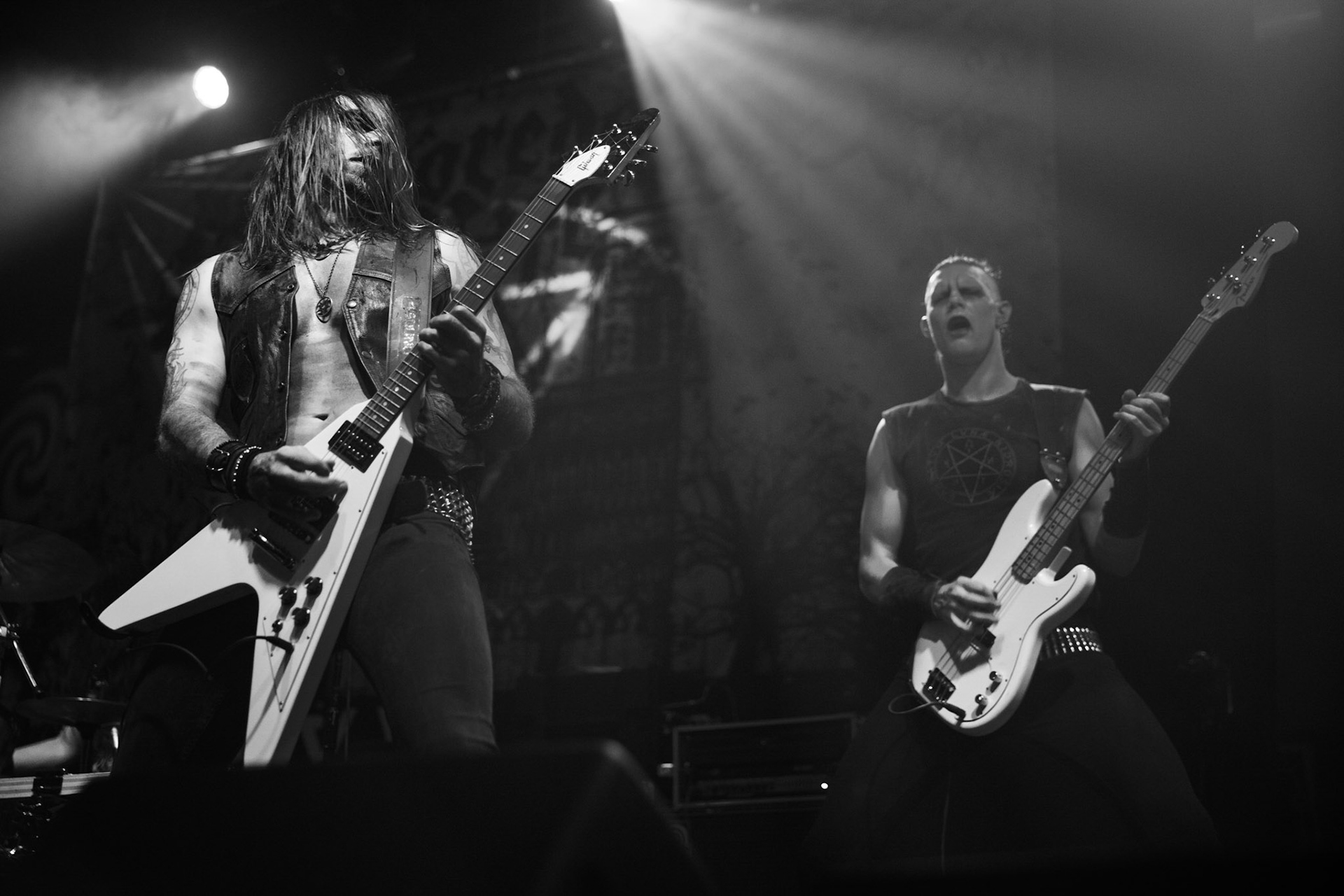 WHOREDOM RIFE - Norwegia - black metal,
koncert w Warszawskiej Progresji w ramach trasy Ecclesia Diabolica Baltica.
fot. Andrzej Wasilkiewicz/Reporter