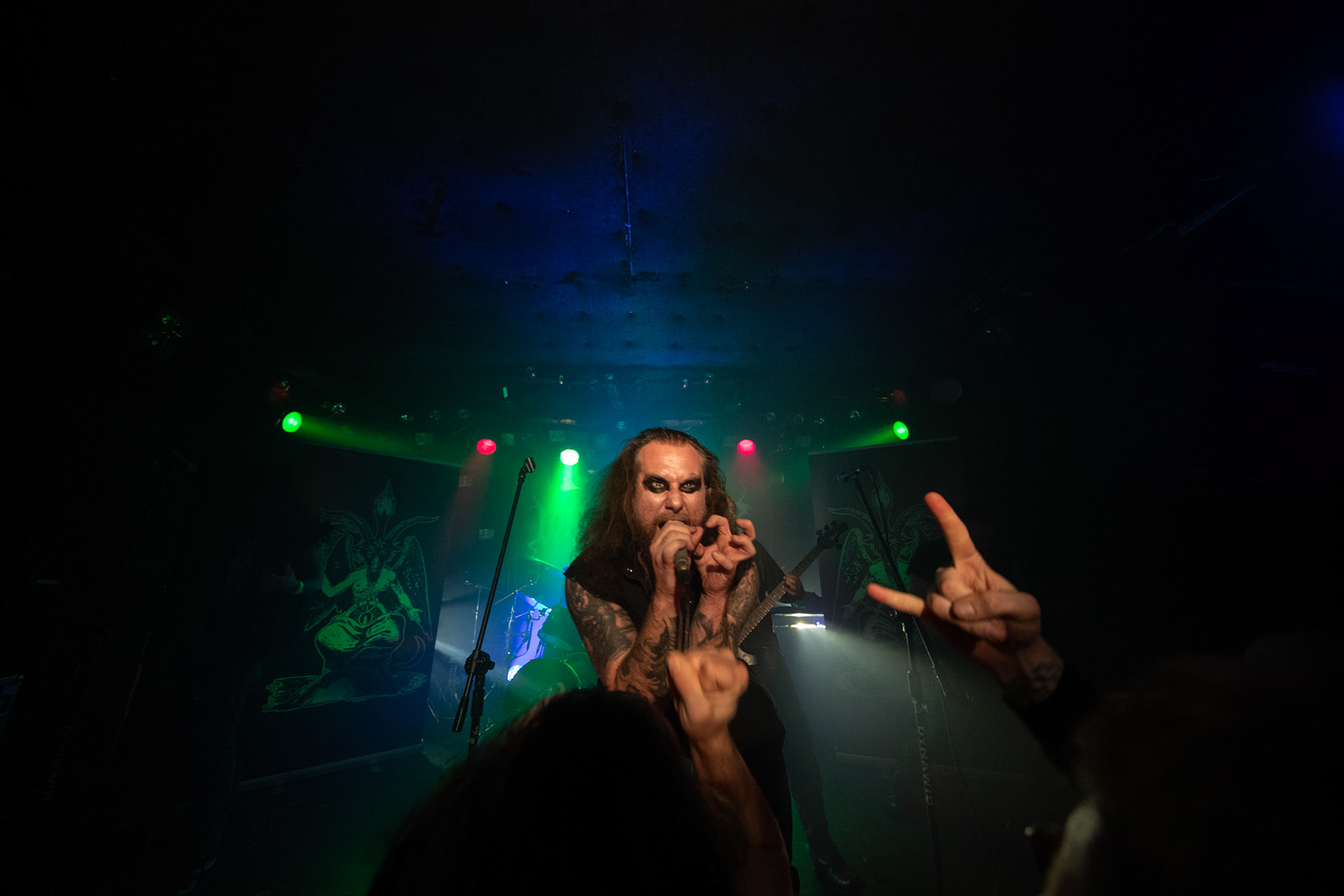 14.01.2019r. Witchmaster,  trasa XX years of Violence & Blasphemy klub VooDoo  Warszawa.  fot. Andrzej Wasilkiewicz/Reporter