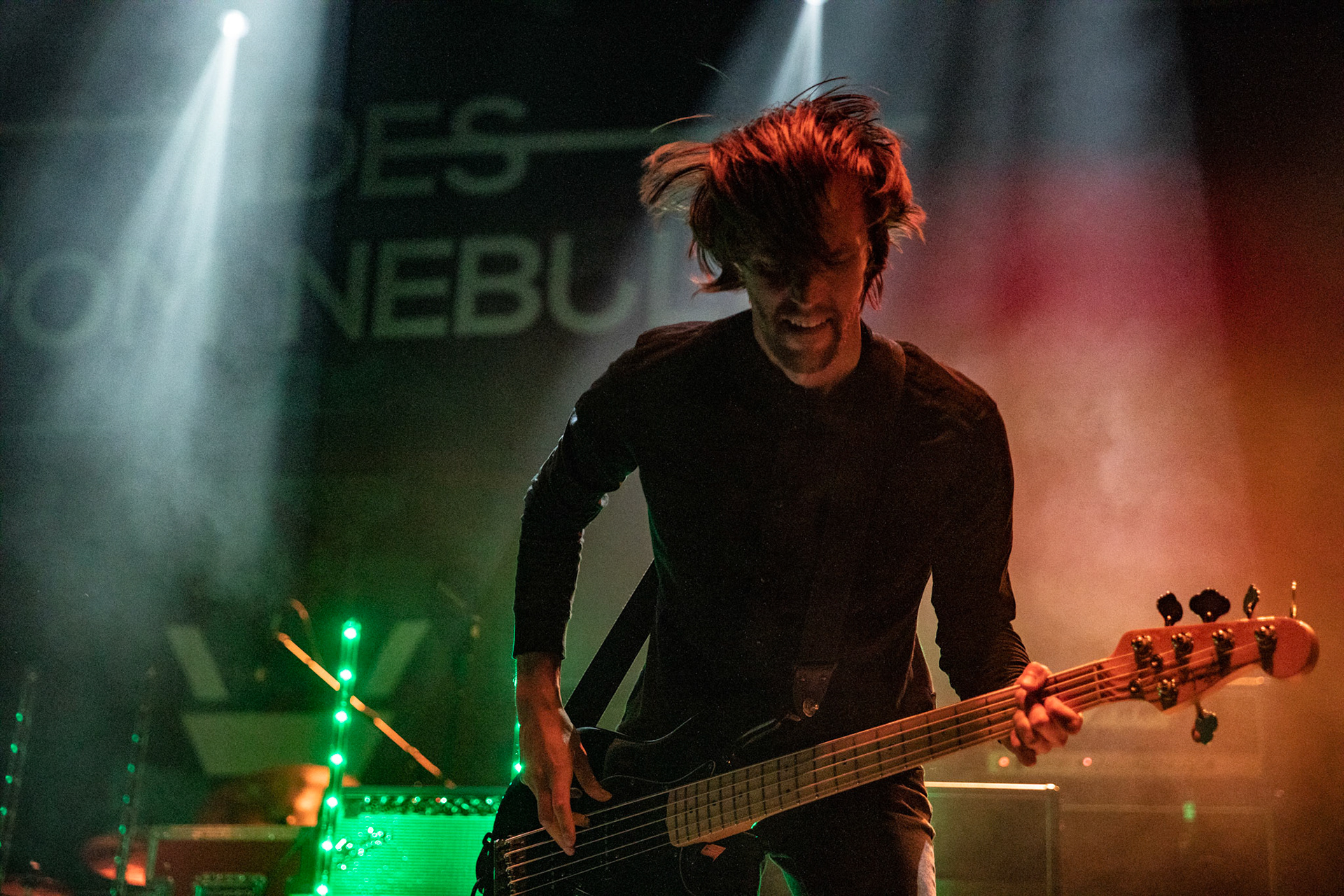 16.09.2021 TIDES FROM NEBULA koncert, Krakow Hype Park,Knock Out Production, Mystic Production,Post-rock, muzyka alternatywna, progresywny rock.n/z Przemek Weglowski – gitara basowa, Fot. Andrzej Wasilkiewicz/Reporter