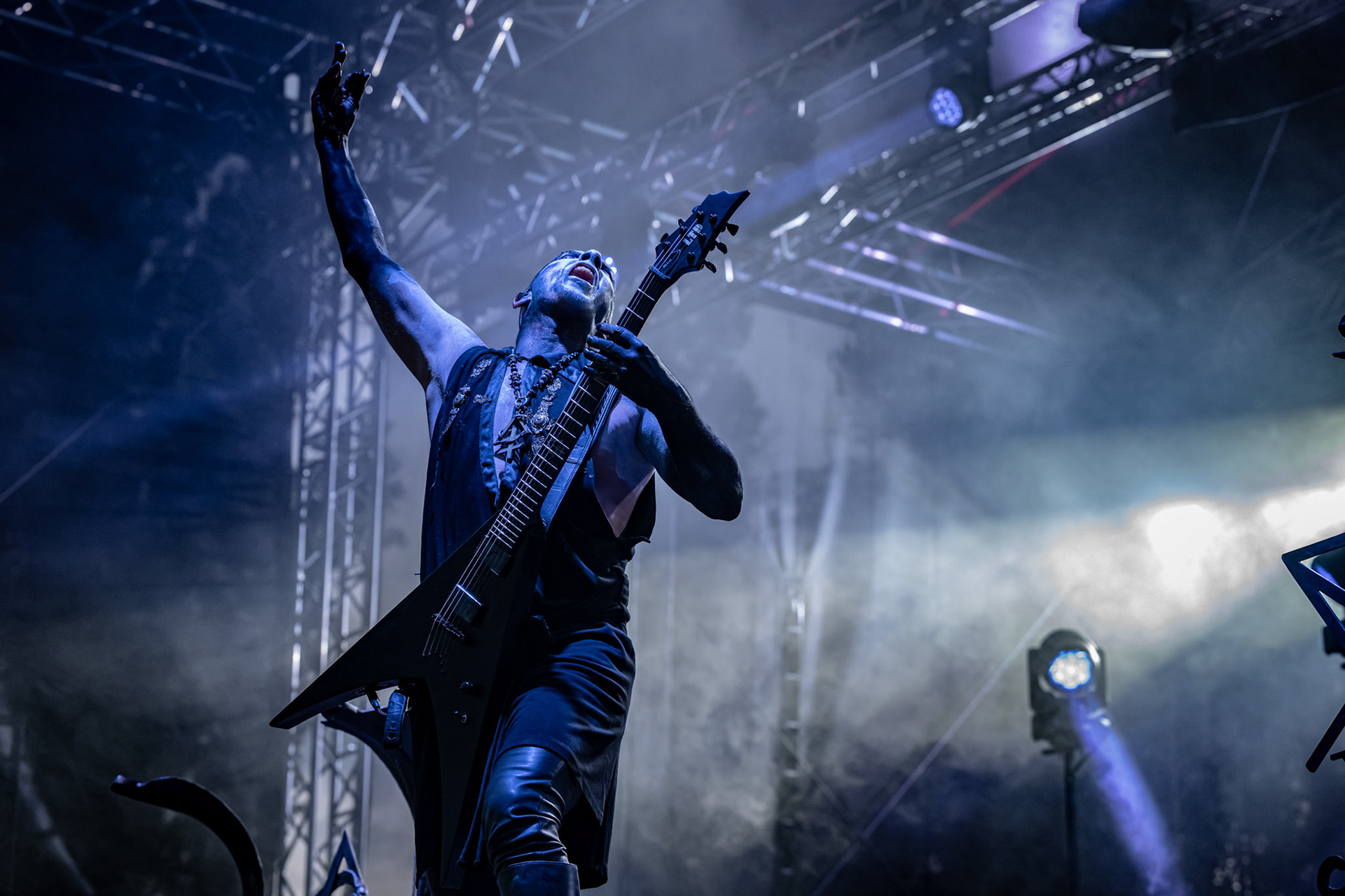 2024.07.21 BEHEMOTH, black metal - Warszawa Letnia Scena Progresji, Knock Out Productions, fot. Andrzej Wasilkiewicz/kaziq.com