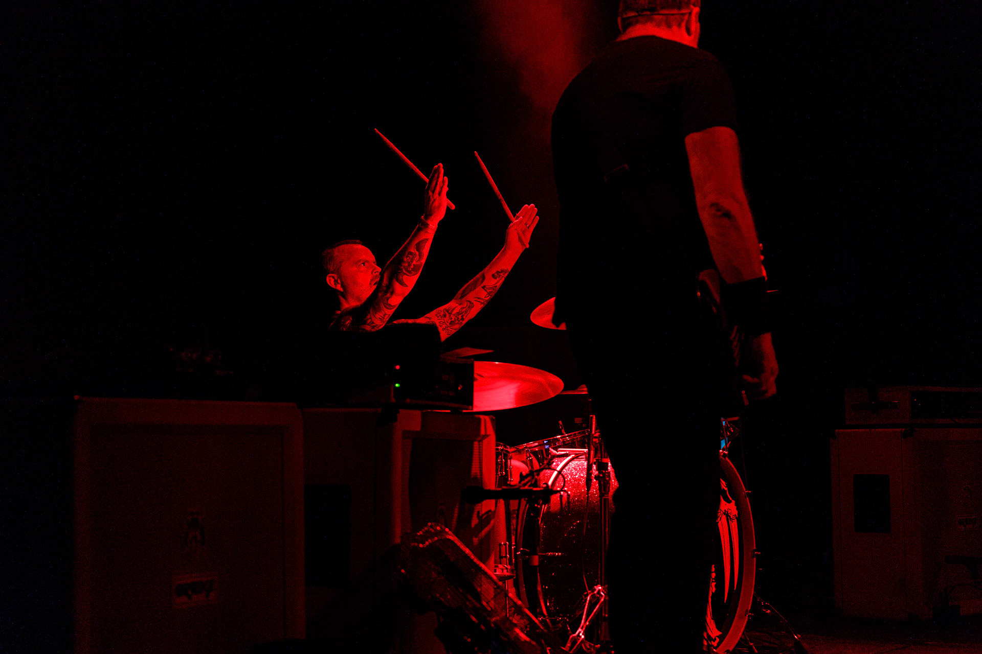 26.06.2022 koncert RED FANG - USA. Relapse Records - stoner, hard rock, metal.Warszawski koncert w klubie Progresja promuje ostatni album amerykanow - Arrows wydany w 2021r.Produkcja WiniaryBookings. Patronat koncertu Antyradio.fot. Andrzej Wasilkiewicz/Reporter