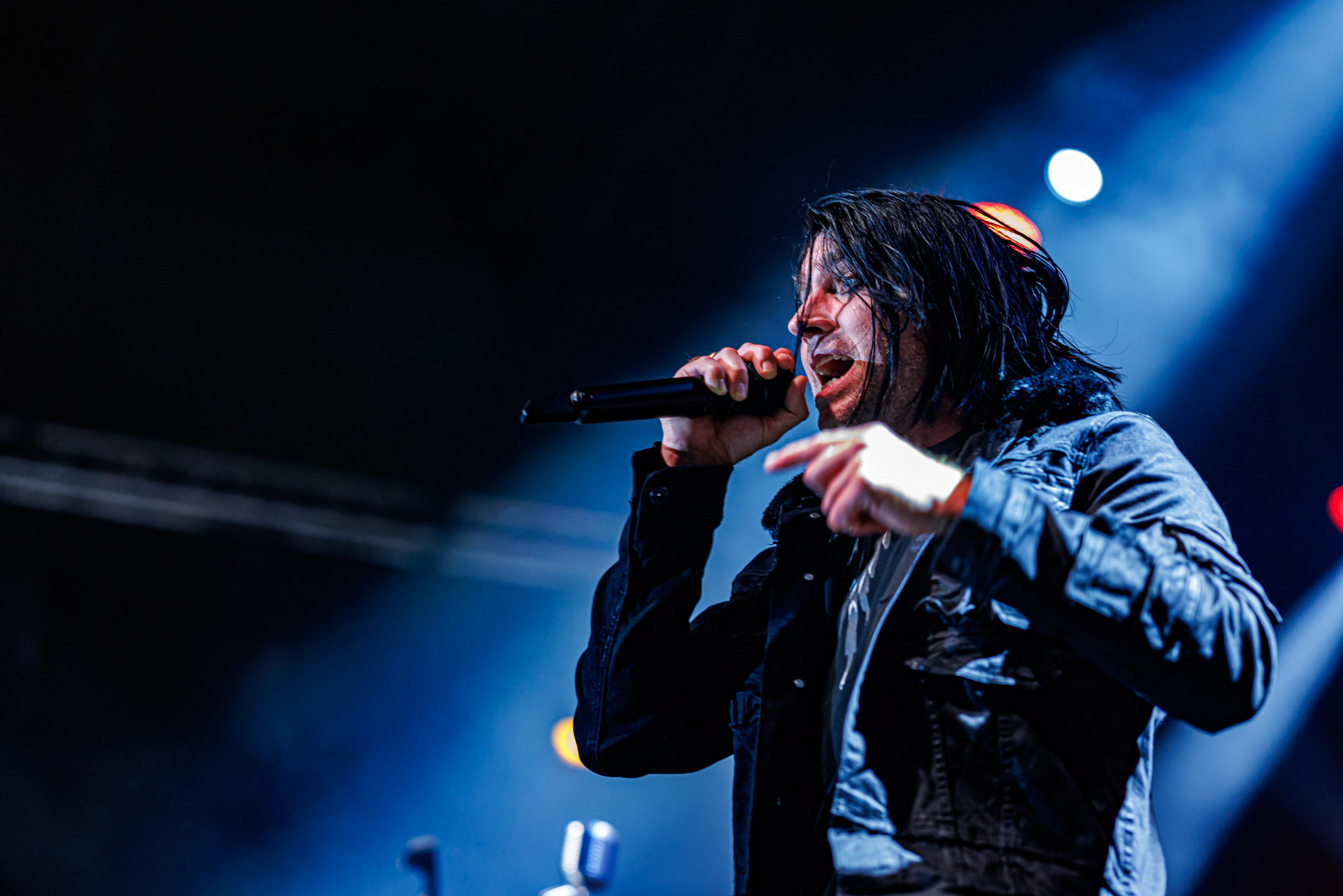 7.10.2022 Warszawski koncert Three Days Grace w klubie Progresja.Kanadyjczycy promuja nowy album EXPLOSIONS.n/z Barry Stock – gitara, n/z Brad Walst – gitara basowa, n/z Neil Sanderson – perkusja, instrumenty klawiszowe, n/z Matt Walst – wokal,Produkcja Knock Out Productions, Fot. Andrzej Wasilkiewicz/Reporter