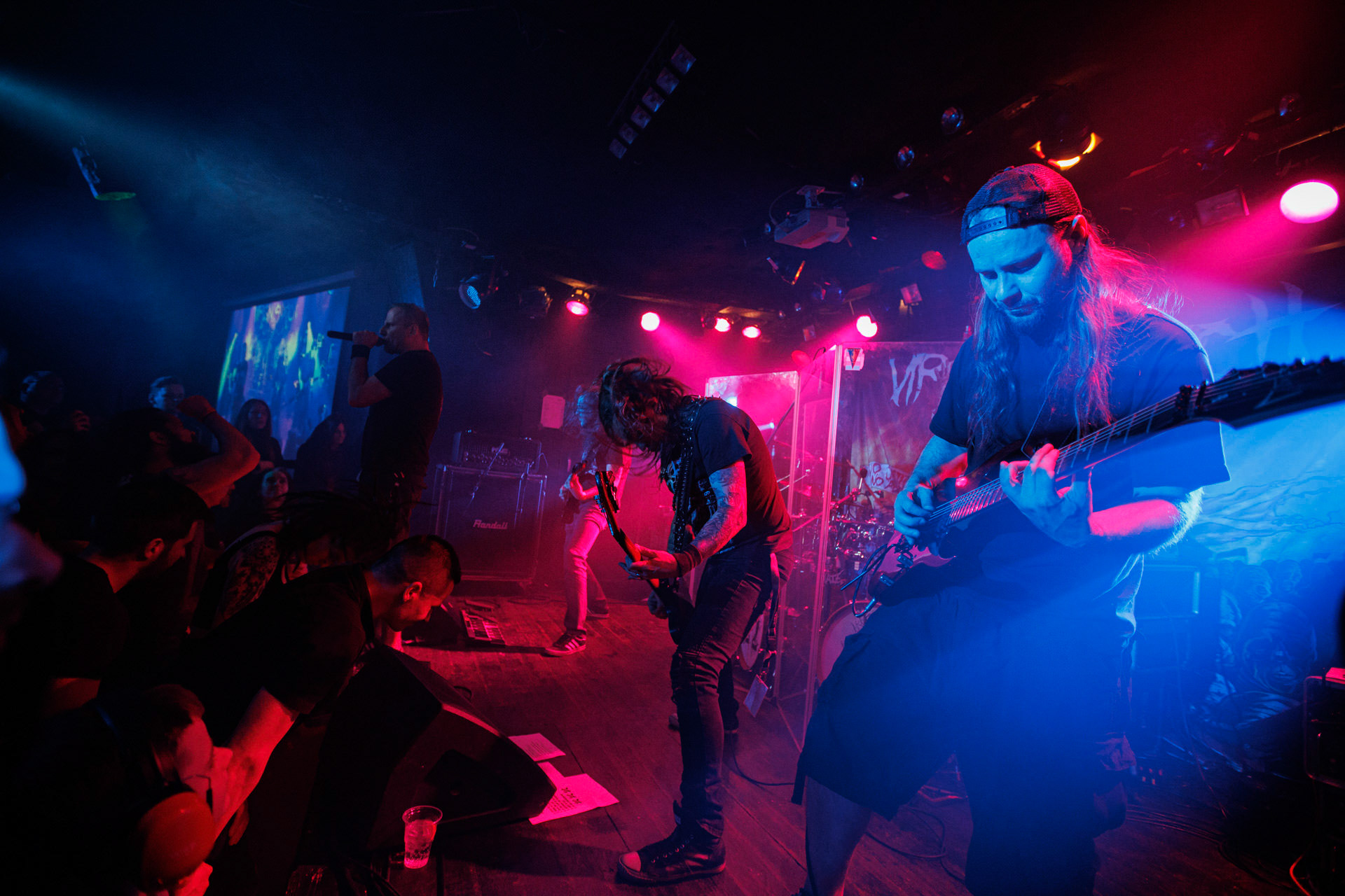 18.03.2022 VIRGIN SNATCH - INFERNALIS RESURGENTIS - Warszawski koncert zespolu VIRGIN SNATCH,thrash metal, death metal,n/z Lukasz "Zielony" Zielinski wokal,n/z Grzegorz "Grysik" Bryla  gitara, n/z Pawel Pasek - gitara, n/z Piotr "Aniol" Wacisz  gitara basowa, n/z Pawel Pawulon Jaroszewicz - perkusja,fot. Andrzej Wasilkiewicz/Reporter