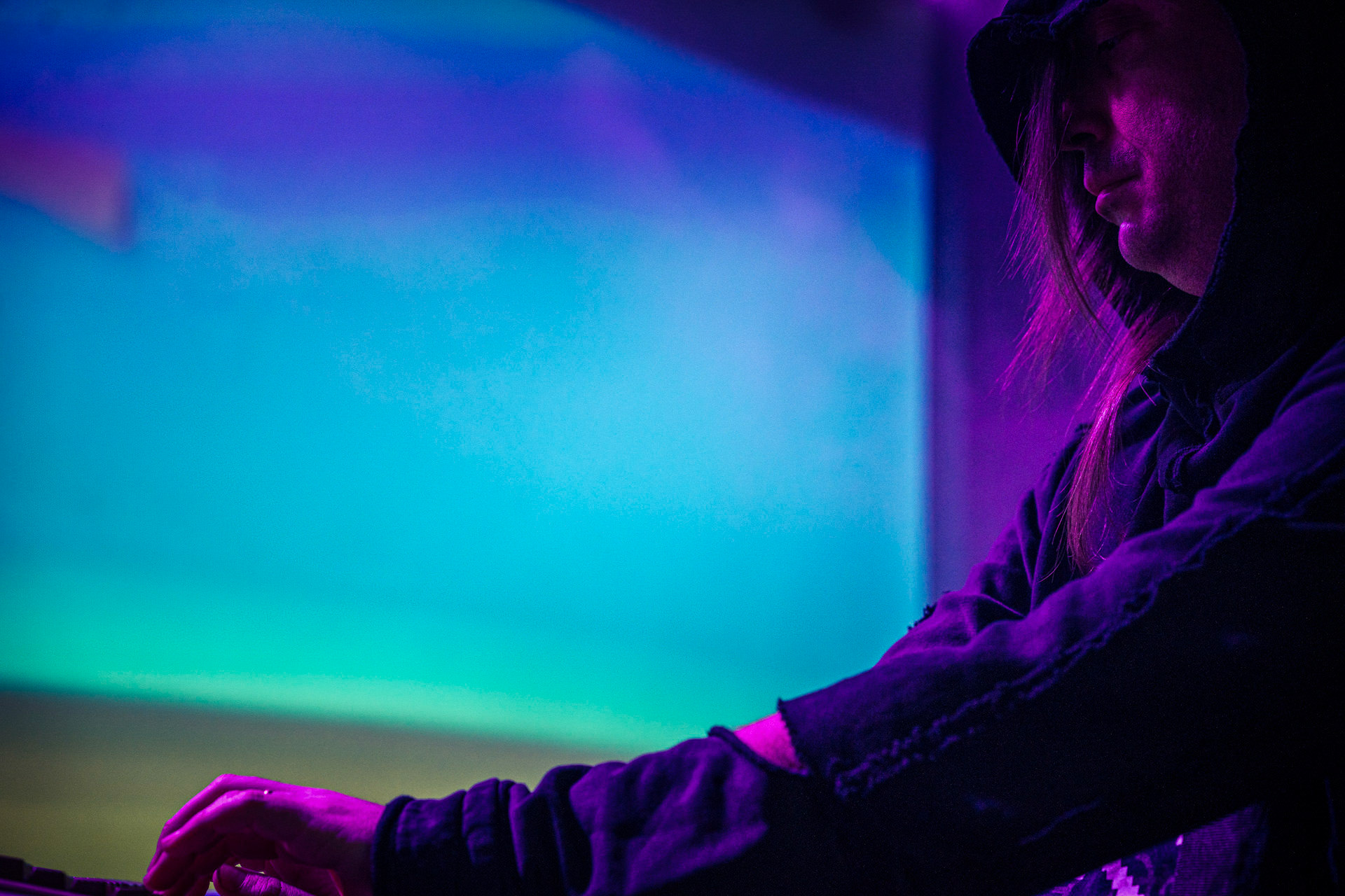 2023.02.24 - Master Boot Record - Rome, Italy band. I am a 486DX-33MHz-64MB processing avant-garde chiptune, synthesized heavy metal &amp; classical symphonic music. Synthesized, Dehumanized.Winiary Bookings, Hydrozagadka, Warszawa. Fot. Andrzej Wasilkiewicz/Reporter