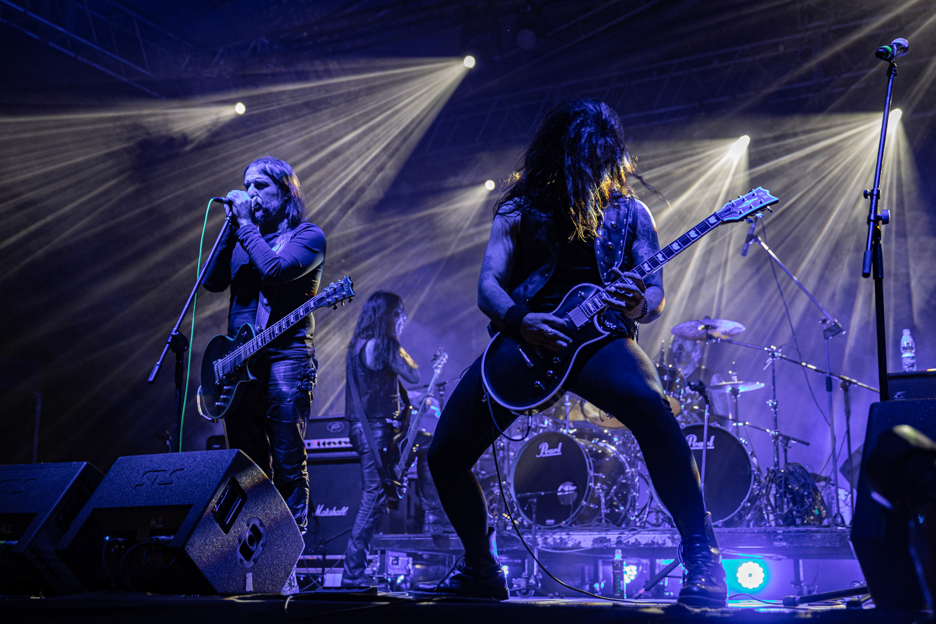 24.09.2021 koncert Rotting Christ, Warszawa, Progresja.N/z Sakis Tolis gitara wokal, N/z Kostis Foukarakis - gitara,fot. Andrzej Wasilkiewicz/REPORTER