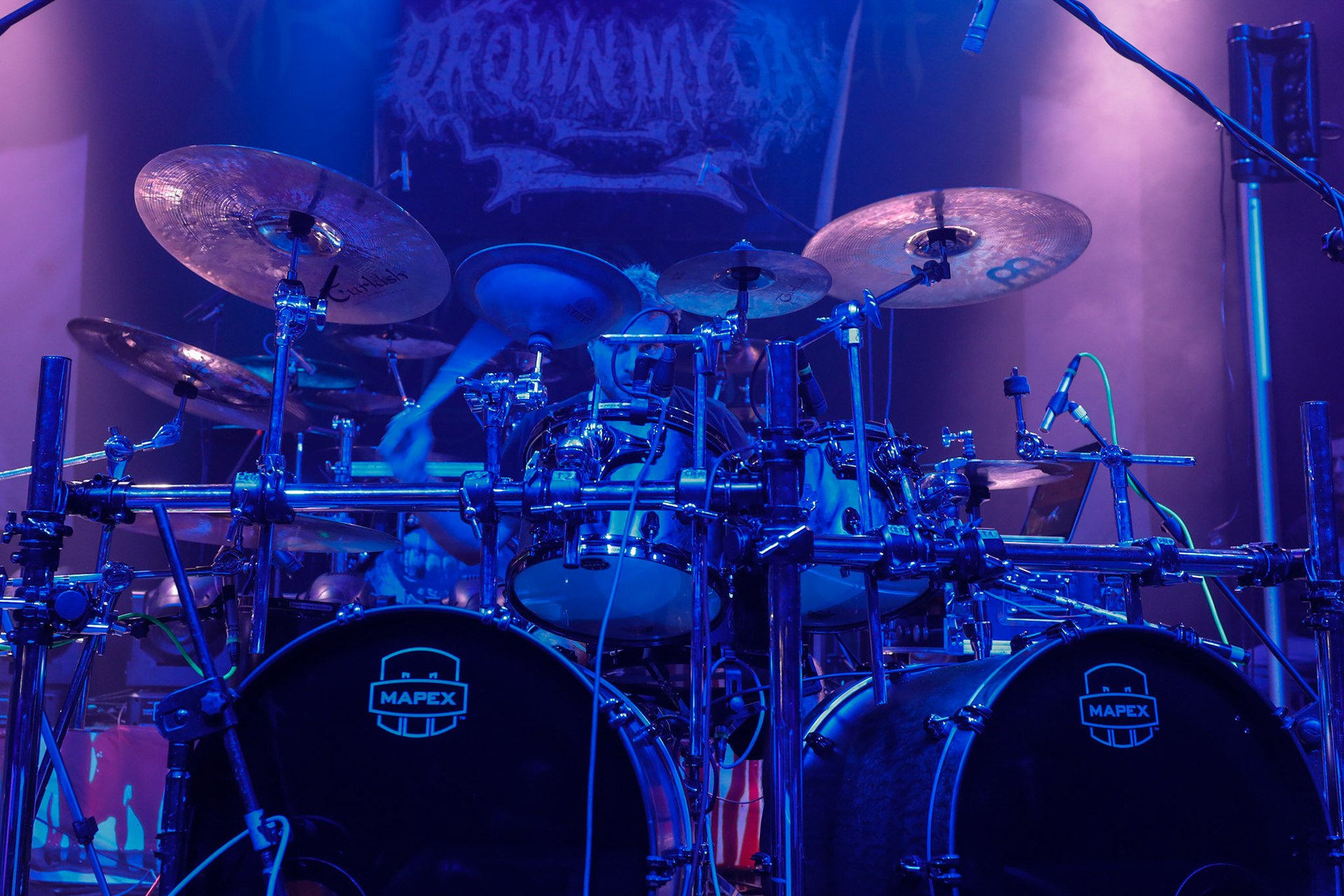 30.11.2018 Knock Out Tour 2018 - Warszawa Progresja - DROWN MY DAY deathcore, metalcore, death metal, 

Maciek "Groov" Korczak wokal, 
Arkadiusz Antosz gitara basowa, 
Sergiusz Smolnicki gitara, 
Sławomir Wojtas gitara, 
Kuba Homik perkusja, fot. Andrzej Wasilkiewicz/Reporter