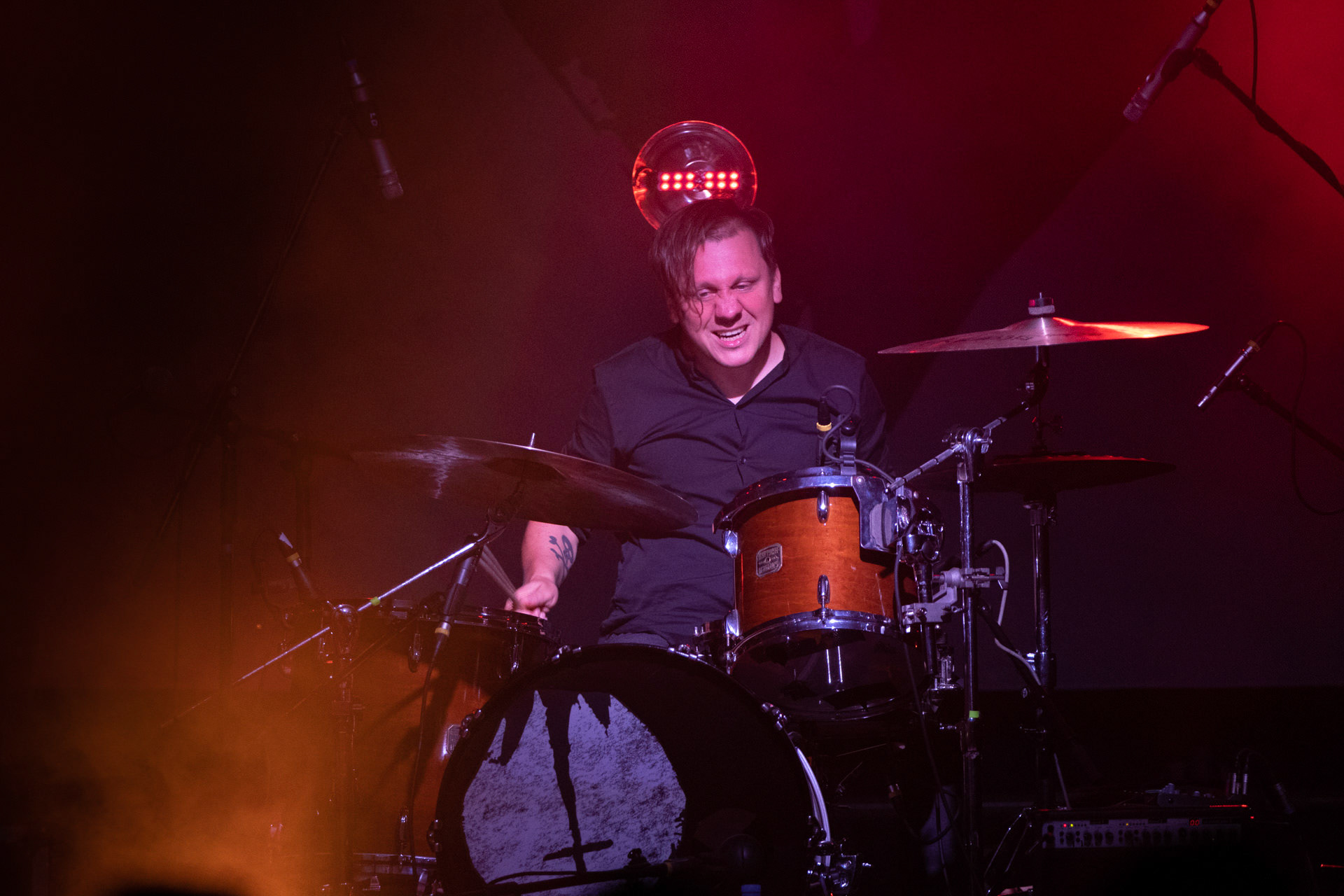 13.08.2021 koncert Me And That Man w Warszawie,Letnia scena Progresji, Gramy do Woli.n/z Łukasz Kumanski - perkusja,Fot. Andrzej Wasilkiewicz/Reporter