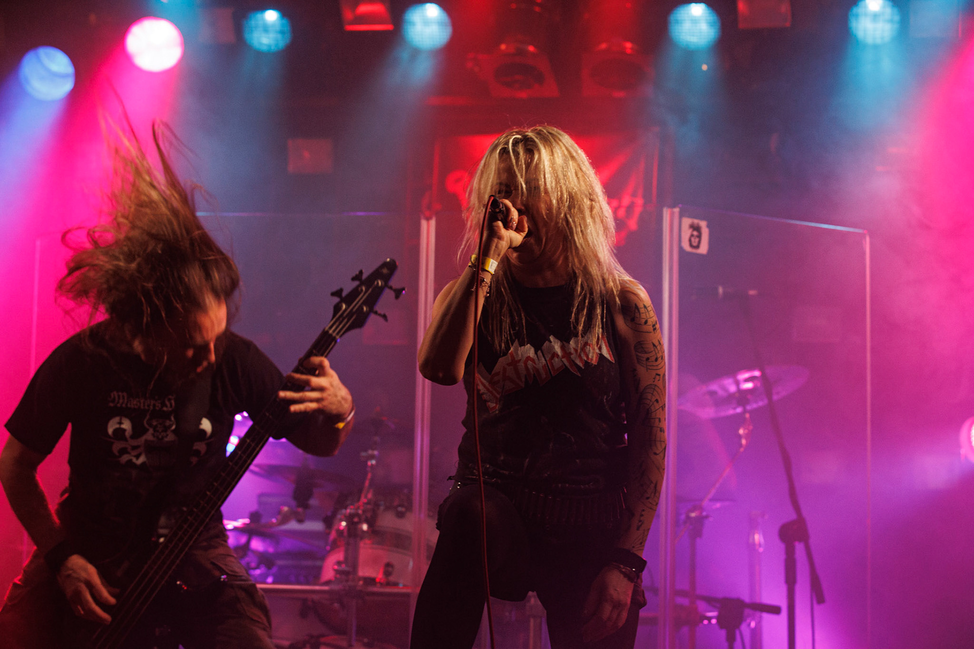 War-Saw - thrashmetal.Koncert Czwarta Fala MMXXII klub VooDoo Warszawa.n/z Marek Agnostic Molenda - gitara,n/z Tomek Zyclon Weglewski - bas,n/z Pawel Abaddon Rekowski - gitara,n/z Sylwia Papierska - wokal,n/z Pawel Pawulon Jaroszewicz - drums,Fot. Andrzej Wasilkiewicz/kaziq.com