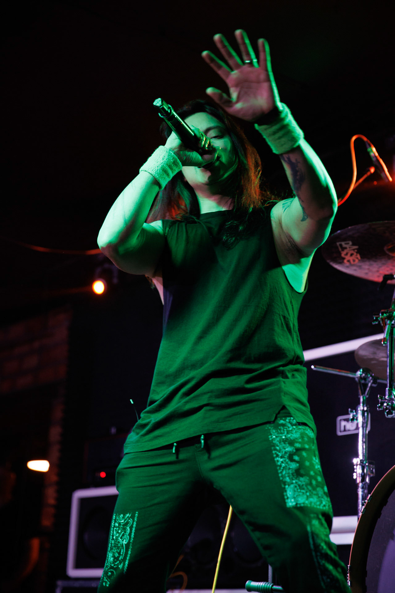 13.11.2021 House Of Death - koncert Warszawa RemontJuan Carlos Cano - wokal,Szymon „Sajmon” Synowka – perkusja,Adam Bielczuk - gitara,Tomasz „Tytus” Pukacki - bass,thrash metal, crossover thrash, heavy metal, speed metal, hard rock,fot. Andrzej Wasilkiewicz/Reporter