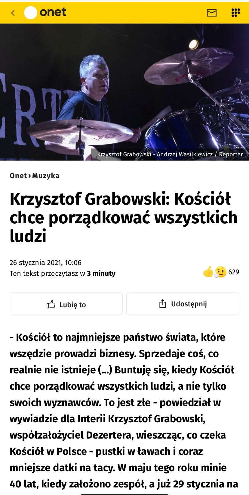 Dezerter - Krzysztof Grabowski 