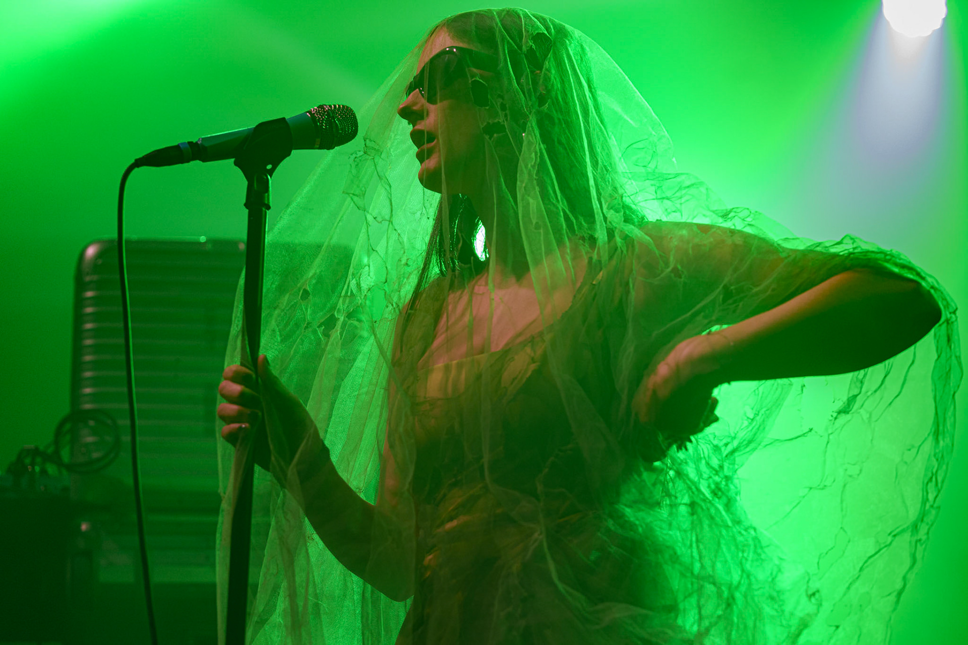 22.10.2021 Pola Rise - electronic music, Paulina Milosz, klub Progresja, Warszawa. fot. Andrzej Wasilkiewicz/Reporter