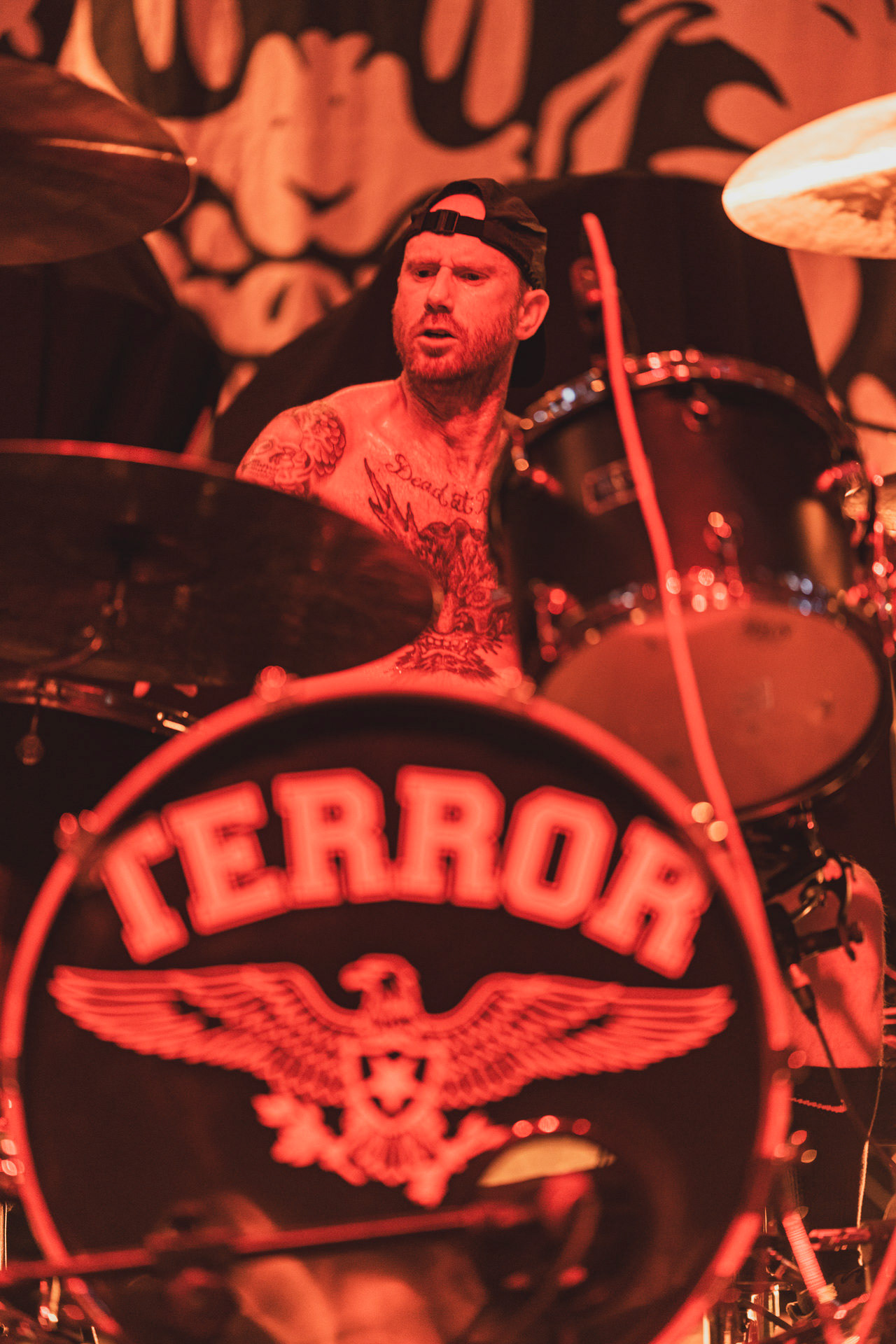 8.08.2023 TERROR - Warszawa klub Progresja,Produkcja Knock Out Productions. fot. Andrzej Wasilkiewicz/kaziq.com