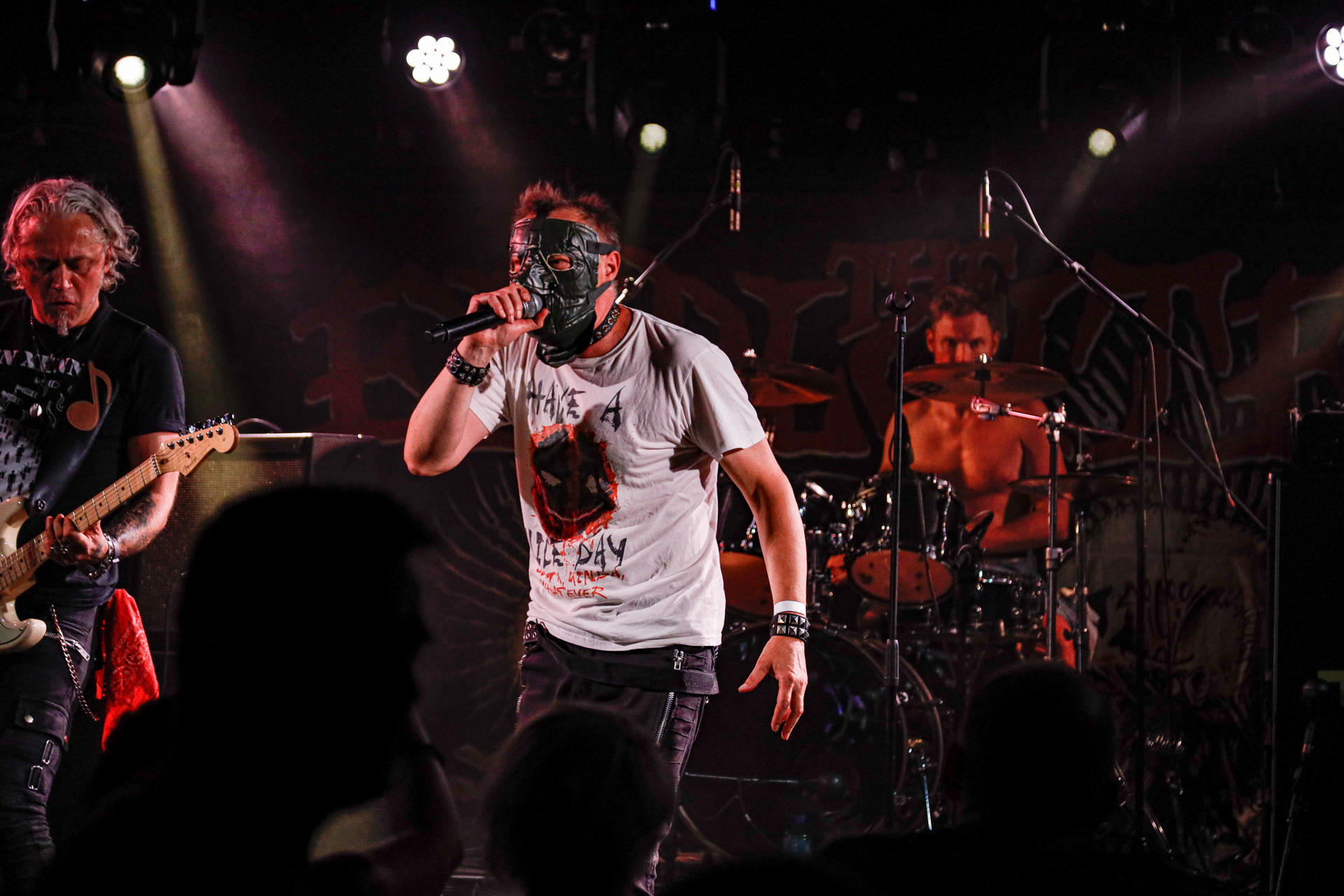 25.08.2022 TZN Xenna - warszawska grupa punkowa z frontmenem Krzysztofem Zygzakiem Chojnackim przed warszawskim koncertem The Exploited.fot. Andrzej Wasilkiewicz/Reporter