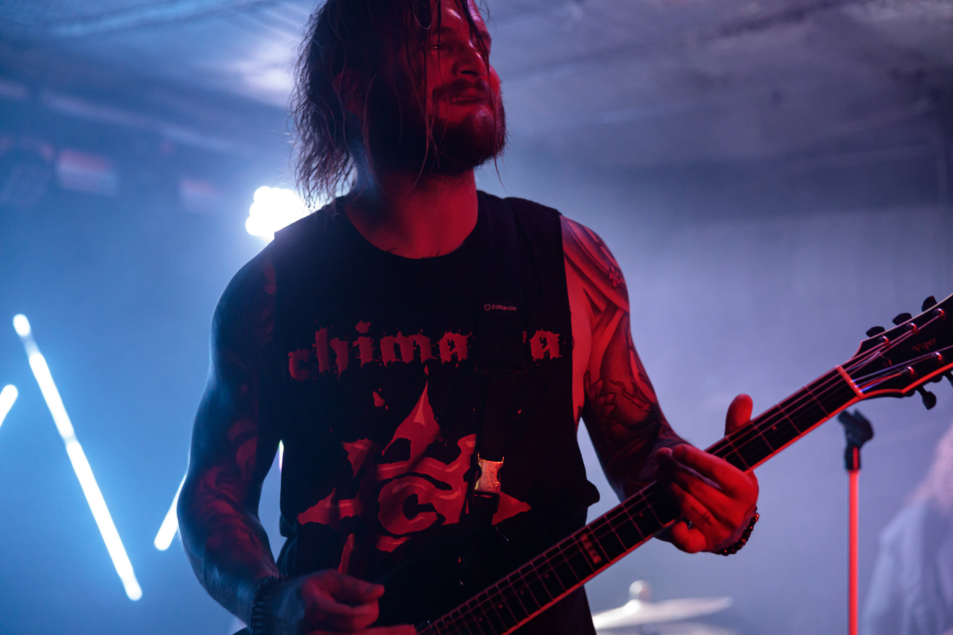 25.04.2022 DAGOBA - koncert warszawska Hydrozagadka, Dagoba francuski industrialmetal, groovemetal, Ecdysis By Night Tour 2022 produkcja Knock Out Productionsfot. Andrzej Wasilkiewicz/Reporter