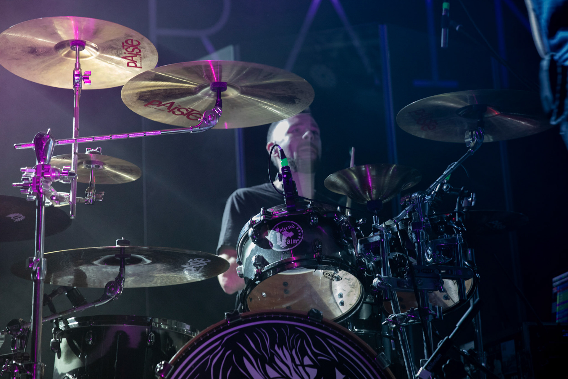 01.03.2019 Infected Rain- koncert warszawska Progresja, Infected Rain Moldovan nu metal, nu metalcore,
Vadim "Vidick" Ozhog - guitars, 
Vladimir Babici - bass, 
Serghei Babici - guitars, 
Eugen Voluta - drums,
Elena "Lena Scissorhands" Cataraga - vocals,