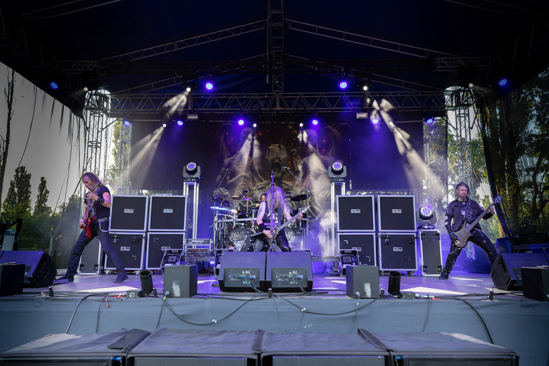 31.07.2021 Vader - koncert warszawska Progresja, Gramy do Woli,n/z Peter: Guitar + Vocalsn/z Pajak: Guitarn/z Hal: Bassn/z James: Drumsfot. Andrzej Wasilkiewicz/Reporter