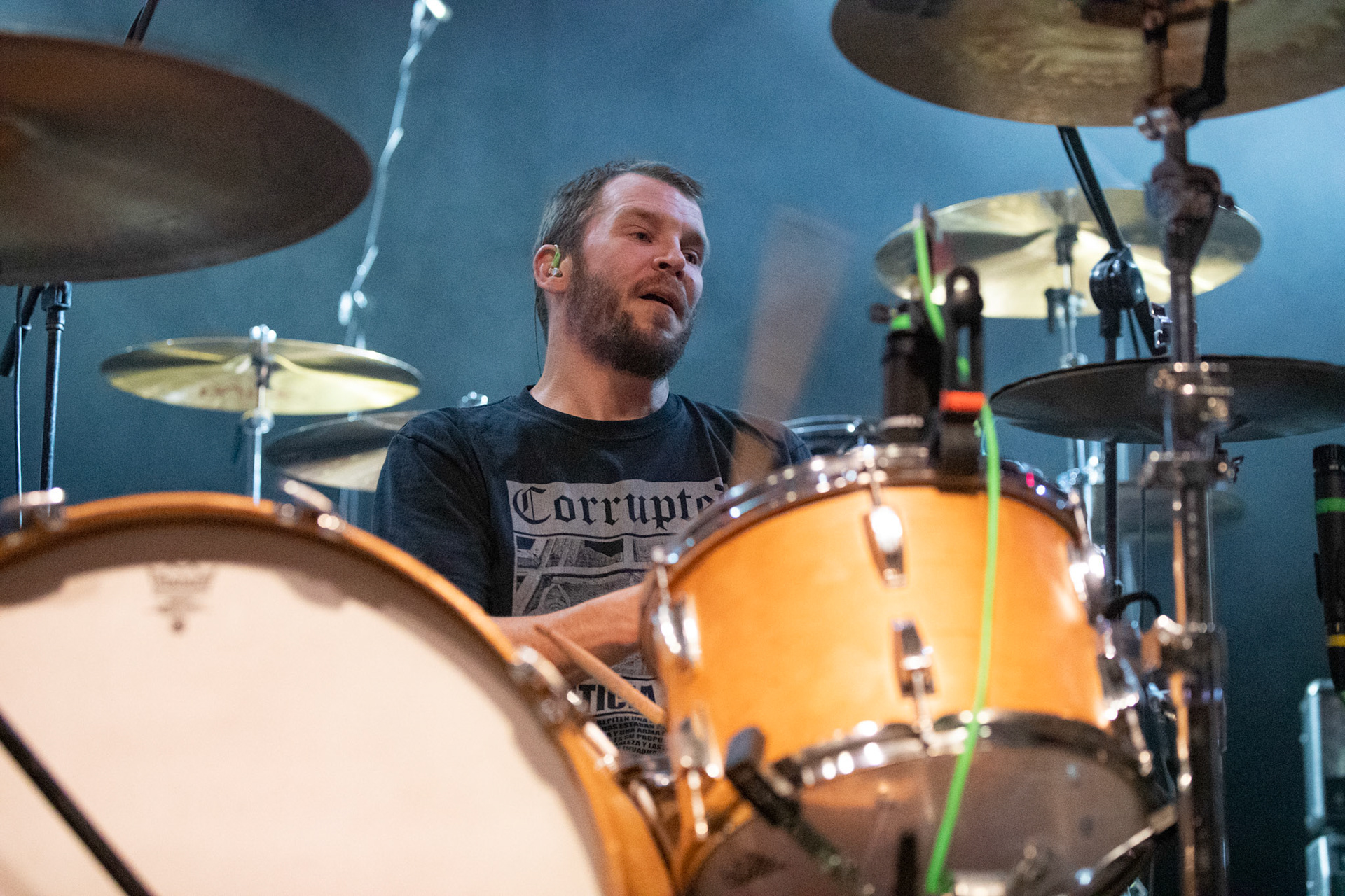 YOB - USA Eugene - Doom metal stoner metal post-metal
Mike Scheidt - wokal gitara,
Travis Foster - perkusja,
Aaron Rieseberg - bass, Produkcja Knock Out Productions, fot. Andrzej kaziq Wasilkiewicz/Reporter