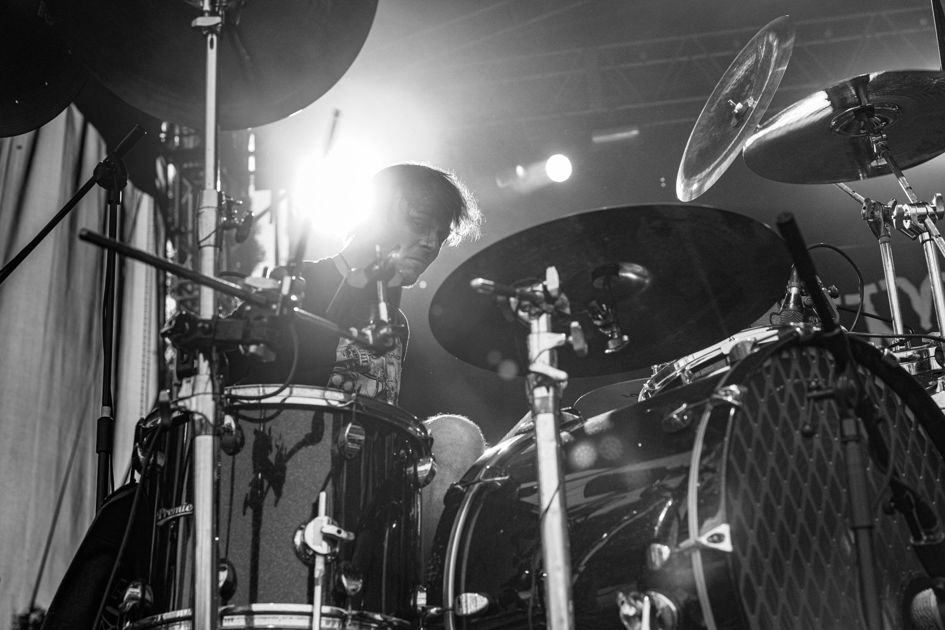 Koncert Luxtorpeda 10 urodziny. Warszawa Progresja.Gramy do Woli.n/z.Tomasz „Krzyżyk” Krzyżaniak – perkusjaFot. Andrzej kaziq Wasilkiewicz/Reporter