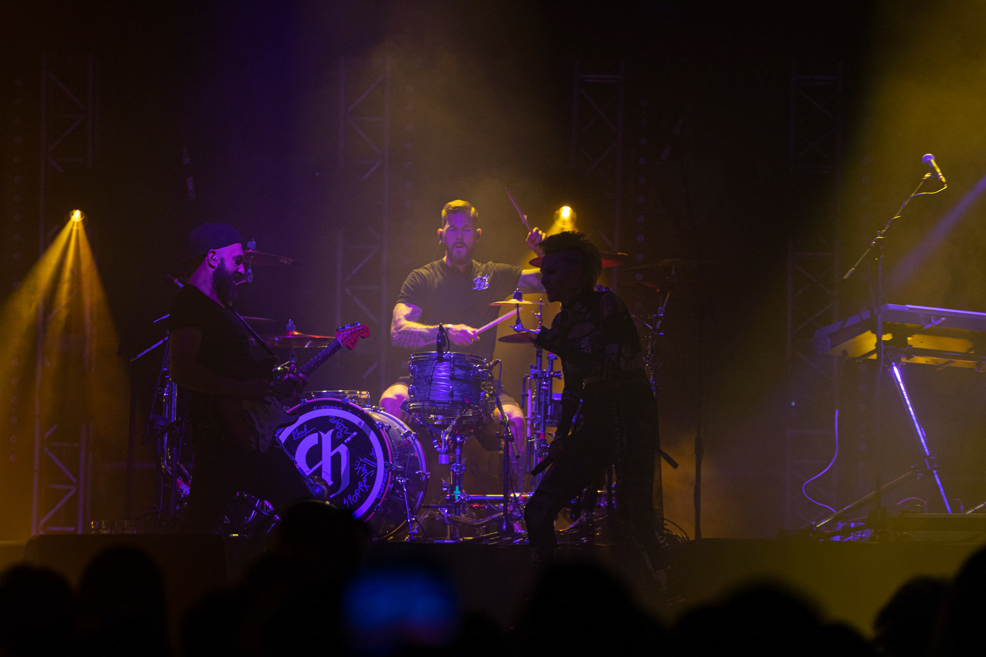 30.07.2021 Agnieszka Chylinska - koncert 25 lat na scenie! Warto bylo szalec. Warszawa Gramy do Woli Progresja.n/z Agnieszka Chylinska – wokal n/z Bartek Krolik – gitara basowa, klawisze,n/z Marek Piotrowski – instrumenty klawiszowe, n/z Maciej Maka – gitara,n/z Bartlomiej Szopix Czerniachowski - perkusja.Pop, pop-rock, hardrock, heavy metal,Fot. Andrzej Wasilkiewicz/Reporter