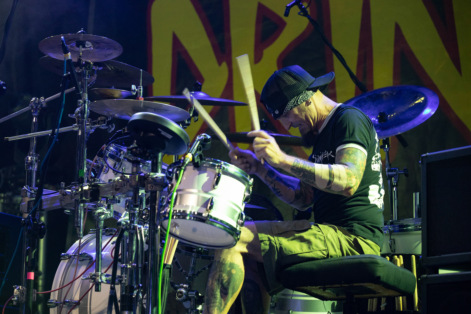 Legendy Metalu Acid Drinkers - rock, trashmetal, - koncert Legendy Metalu w warszawskiej Progresji, 

Tomasz "Titus" Pukacki 
Dariusz "Popcorn" Popowicz 
Maciej "Ślimak" Starosta 
Łukasz "Dzwon" Cyndzer
fot. Andrzej kaziq Wasilkiewicz/Reporter