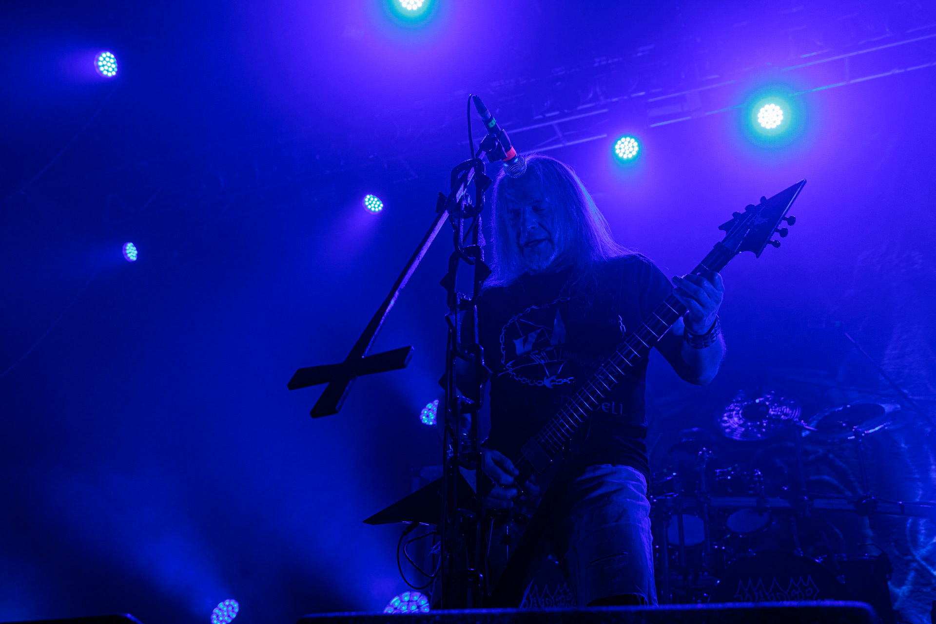 18.02.2022 - Vader - trasa Przebudzenie Tyranow koncert w warszawskiej Progresji.Peter: Guitar + VocalsSpider: GuitarHal: BassKruszyna: DrumsLeft Hand Sounds, Knock Out Productions, Massive Music,fot. Andrzej Wasilkiewicz/Reporter