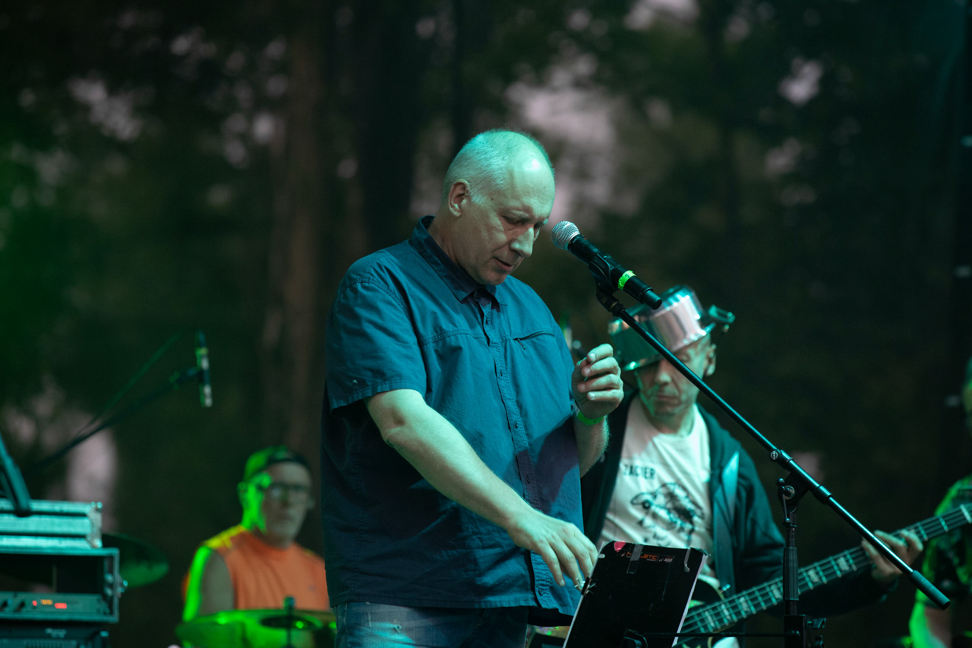 Elektryczne Gitary - koncert Zacieralia w warszawskiej Progresji.Gramy Do Woli - Warszawa, Progresja.Kuba Sienkiewicz - wokal,Fot. Andrzej Wasilkiewicz/Reporter