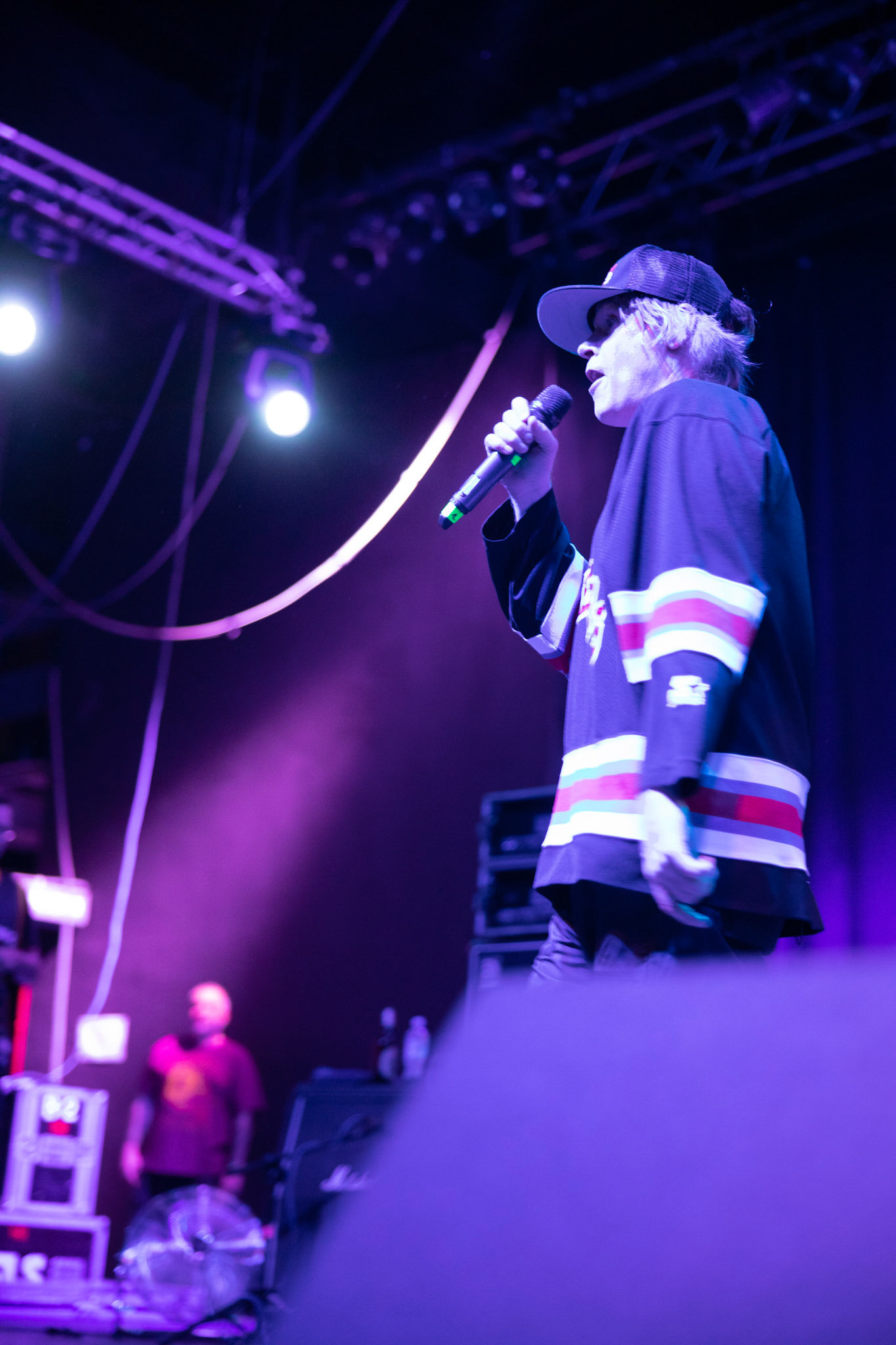 Dog Eat Dog - USA - hardcore, punkrock, rap, metal, hip hop,reggae, soul, funk,
Dave Neabore (bass), 
John Connor (vocals), 
Brandon Finley (drums) 
Roger Hämmerli (guitar)
Bozez (sax & beer)
koncert w Warszawskiej Progresji w ramach trasy 25 lat All Boro Kings zespołu Dog Eat Dog.
fot. Andrzej Wasilkiewicz/Reporter