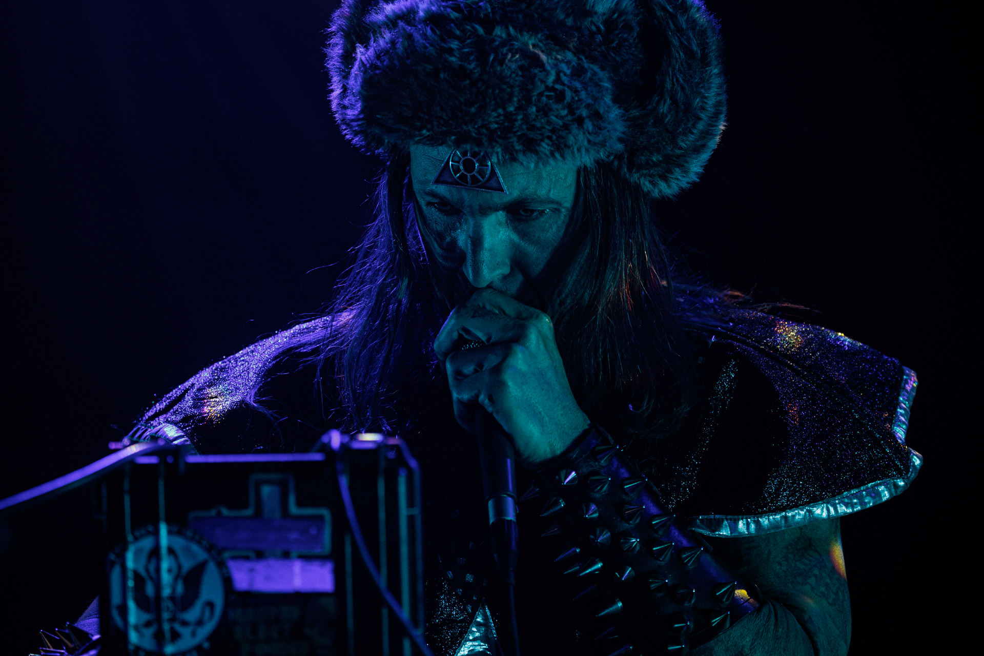 29.04.2022 Otto Von Schirach - nadrealna muzyka elektroniczna z elementami noise, gore grind, hip-hop, death metal. n/z Otto Von Schirach Produkcja Knock Out Productions, klub Progresja.Wytwornia Ipecac,fot. Andrzej Wasilkiewicz/Reporter