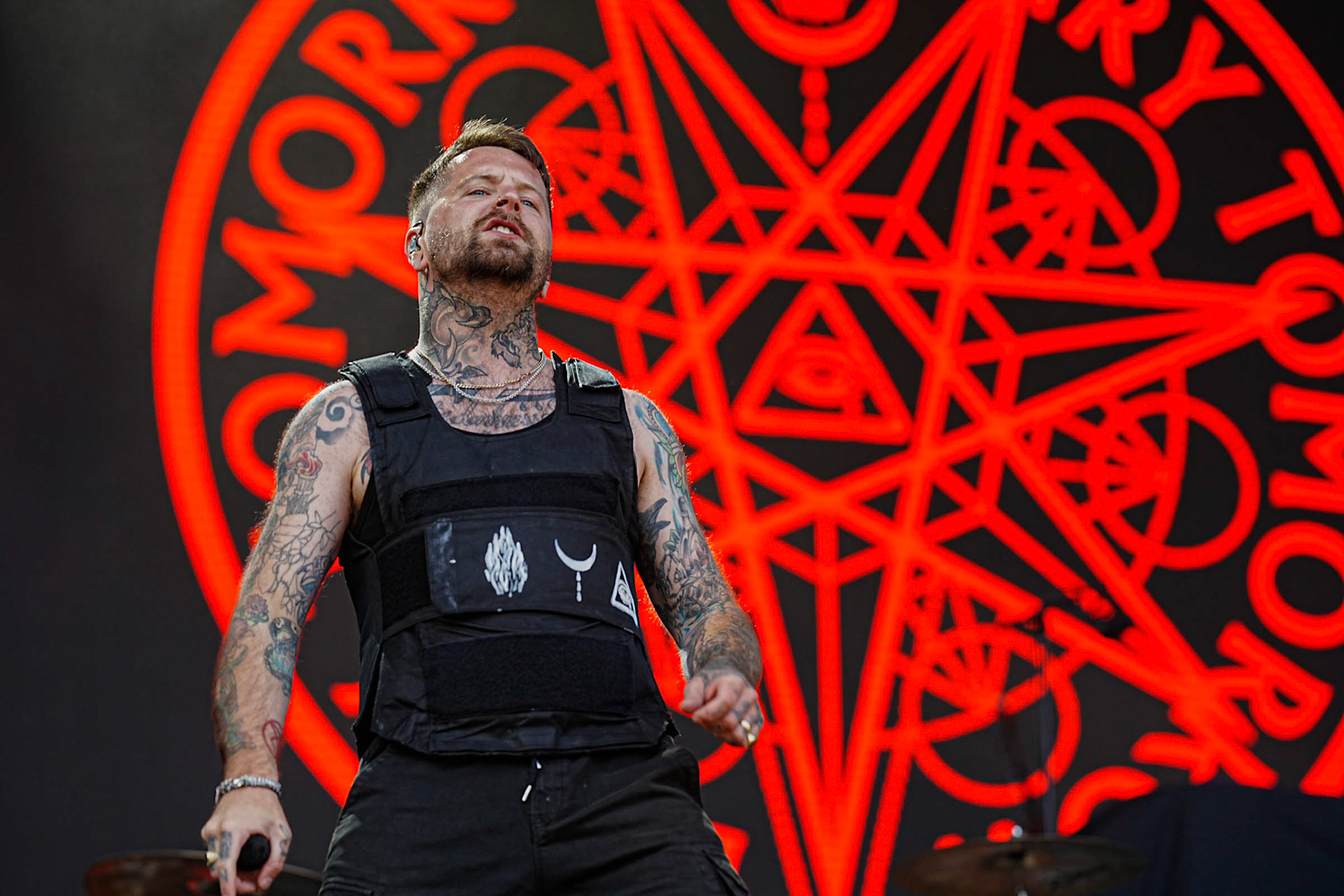 10.06.2023 Bury Tomorrow trzeci dzien festiwaluMystic Festival 2023, Stocznia Gdanska fot. Andrzej Wasilkiewicz/Reporter